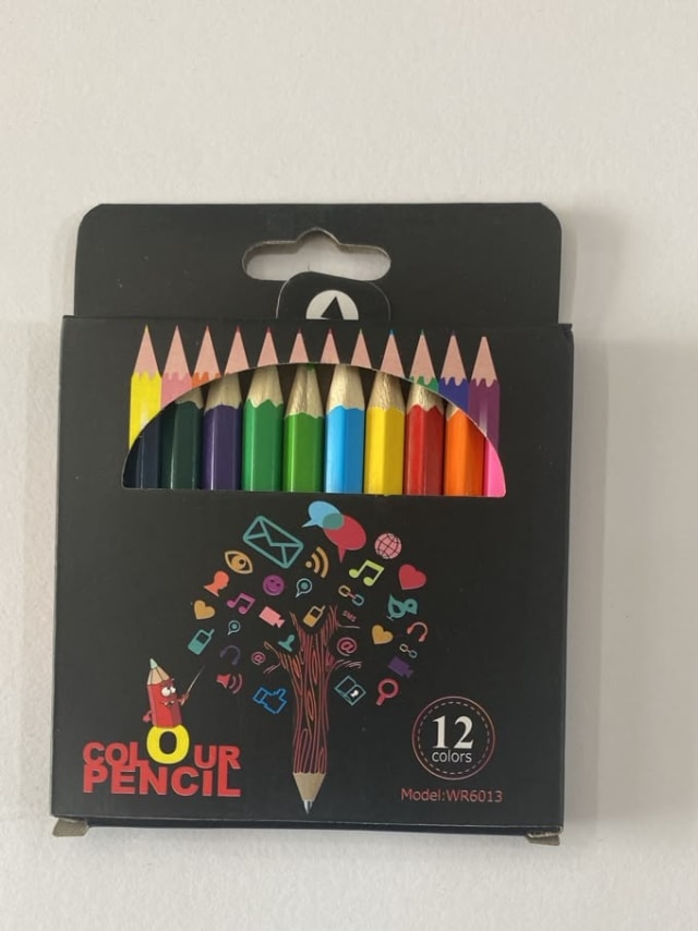 HUAJIE WR6013 Colour Pencils — 12 Colours front view