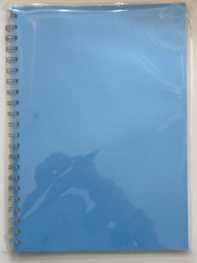 Wen Zhang A4 Blue Spiral Notebook — primary product photo