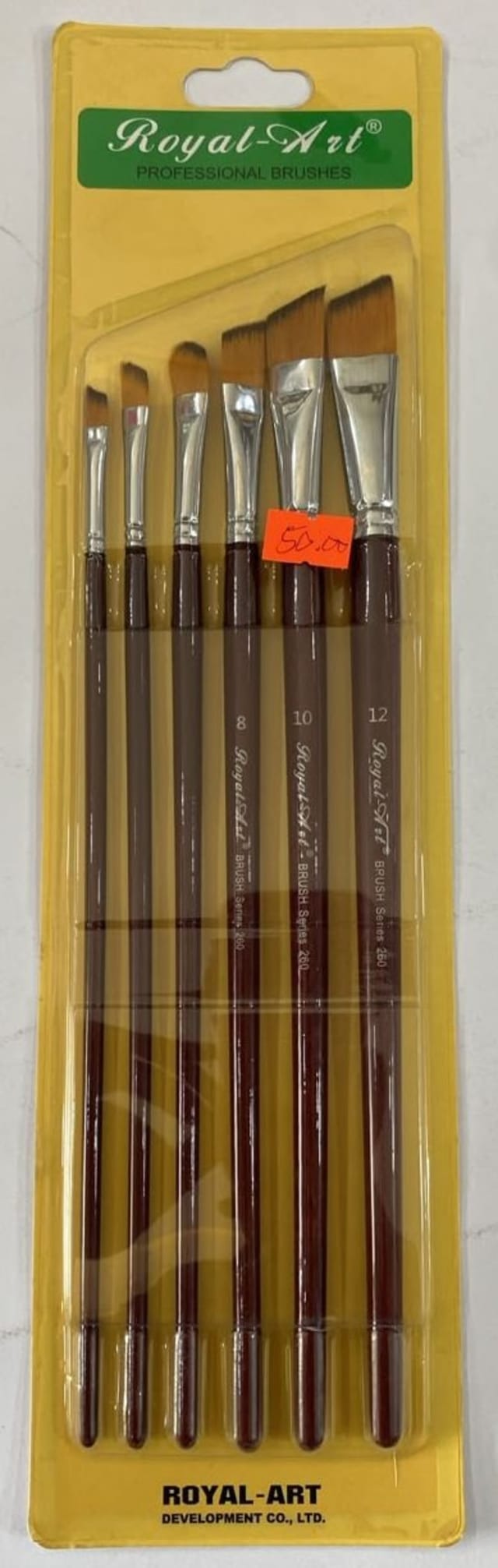 Royal-Art Angled Paint Brush Set — 6 Pieces — primary product photo