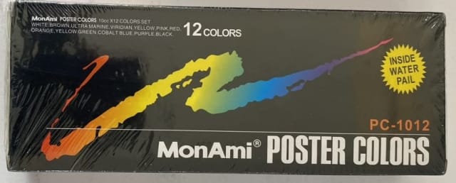 MonAmi Poster Colours — 12 Colours — primary product photo