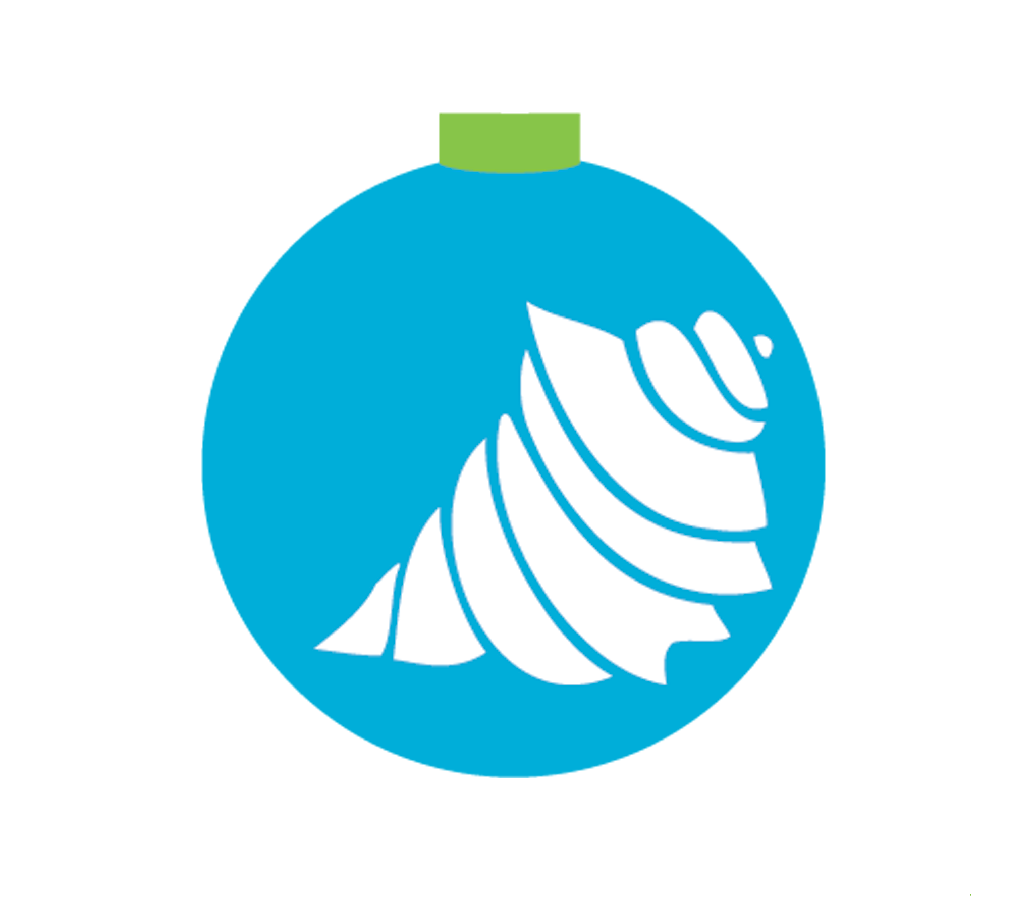 Blue Christmas ornament