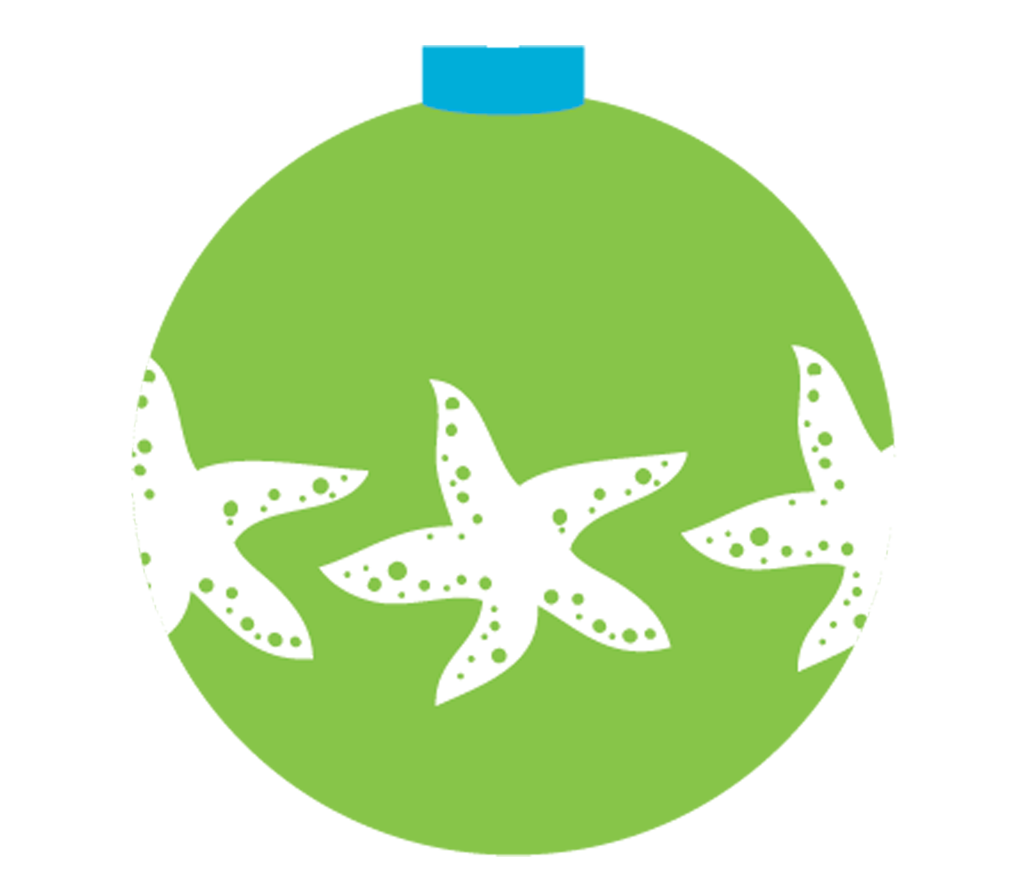 Green Christmas ornament
