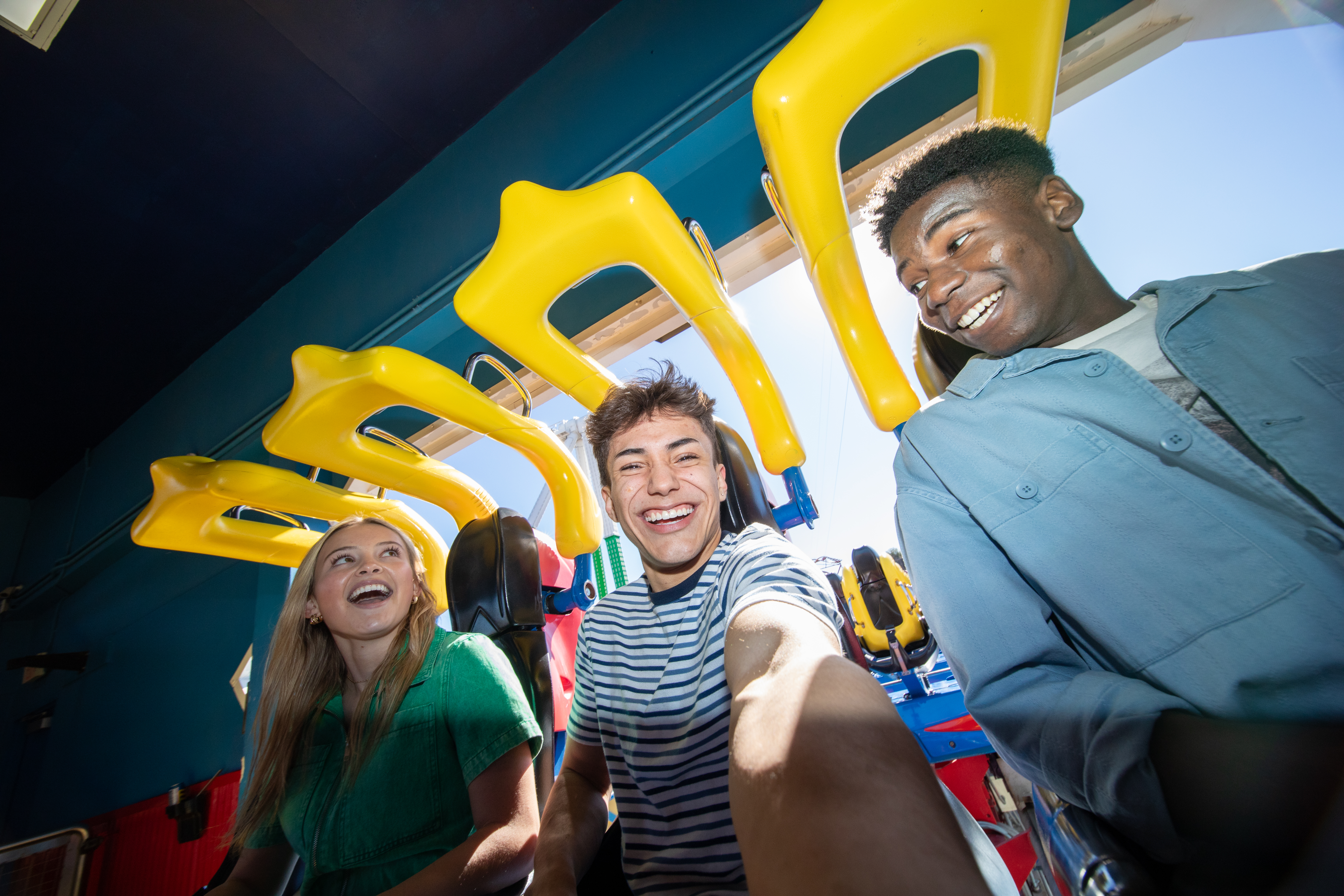 Six Flags Fiesta Texas theme park attraction.