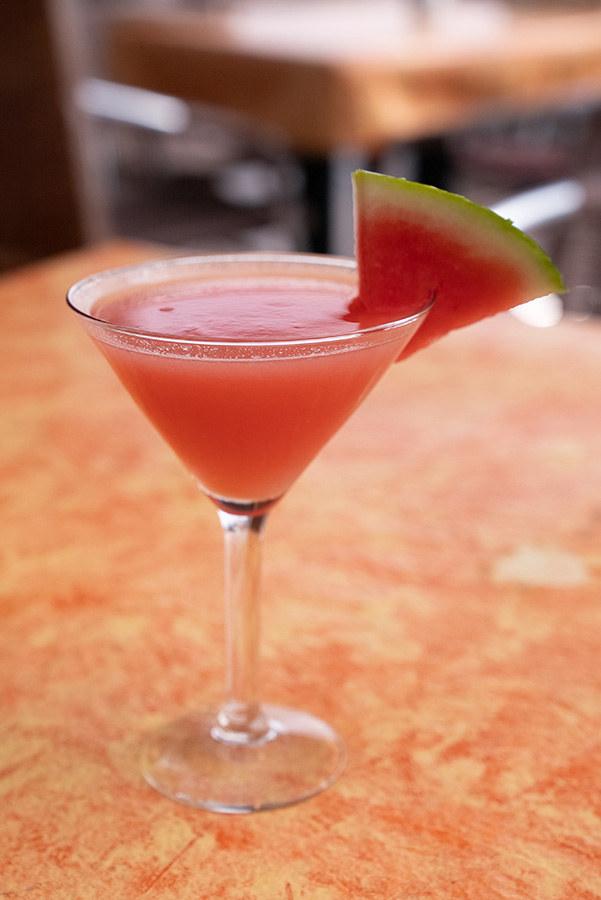 Watermelon Vodka Martini at Aldaco’s Mexican Cuisine