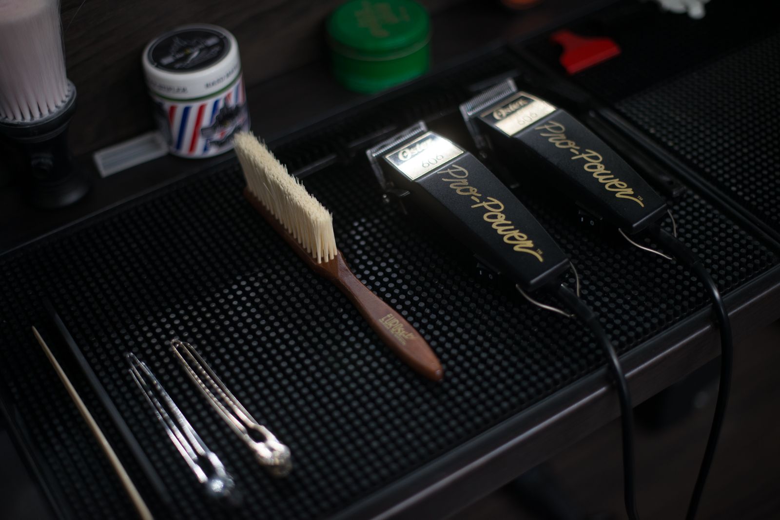 Herramientas de la barbería