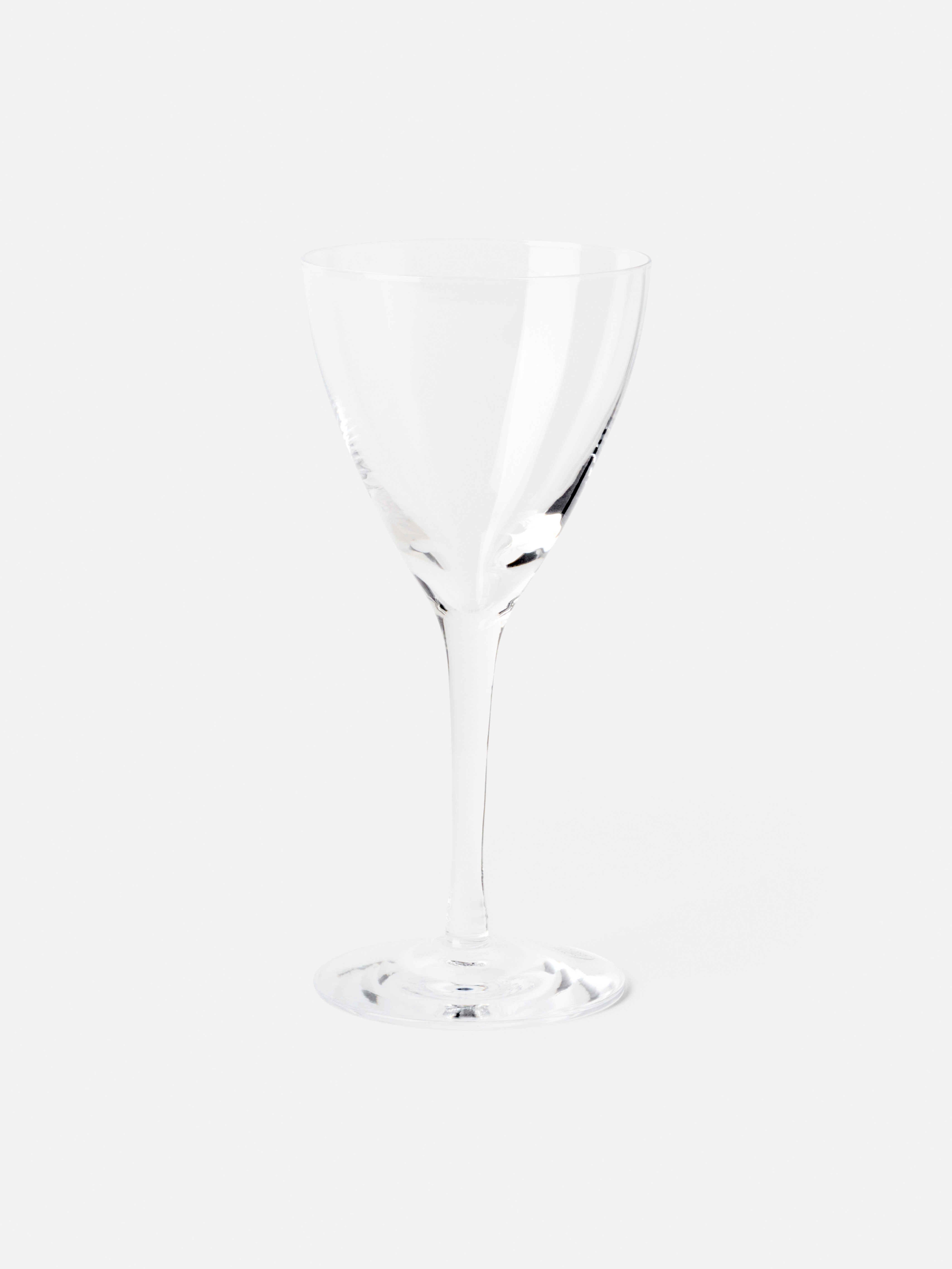 Wine Glass Crystal Flora