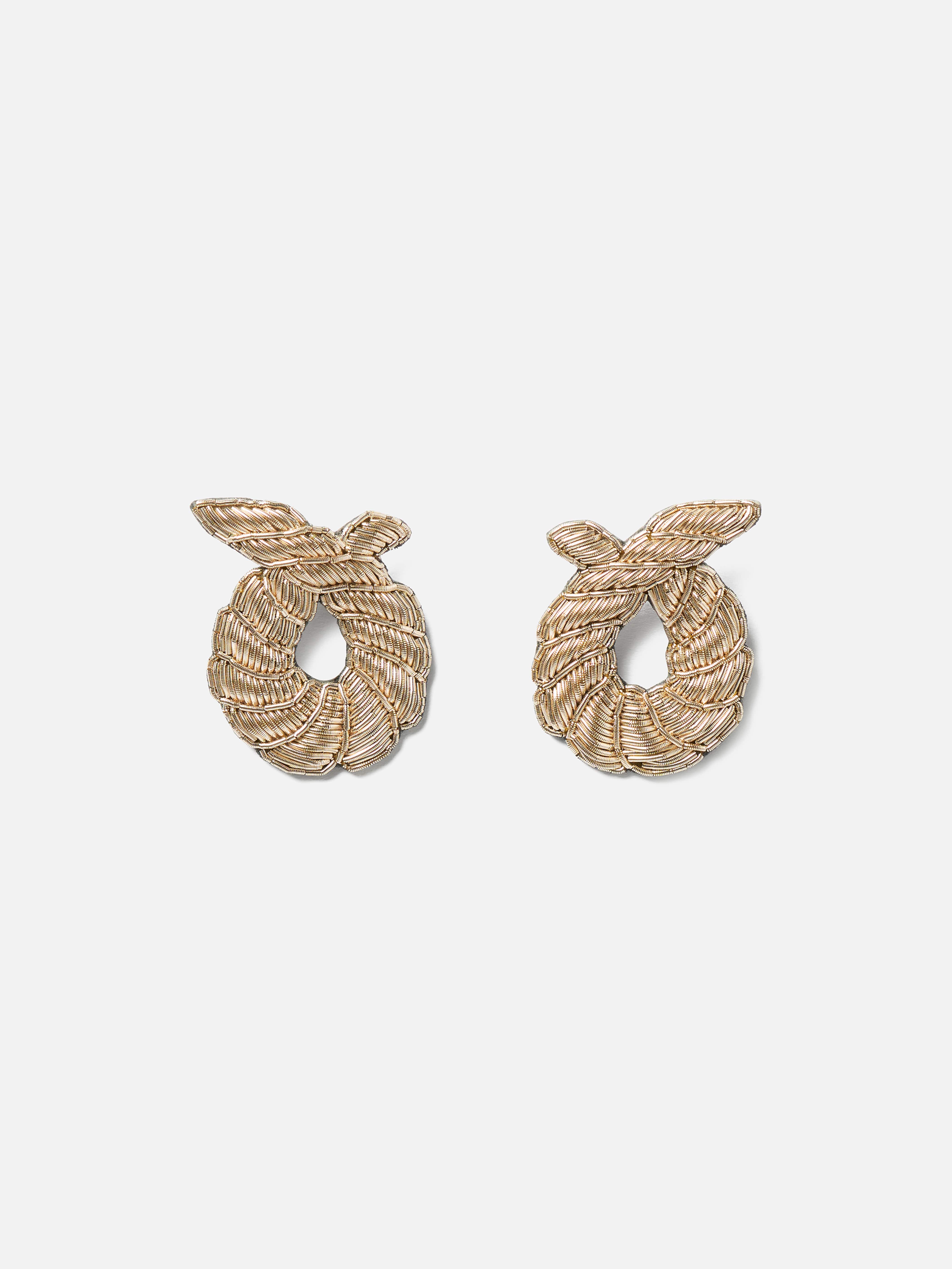 Earrings Braided Knot