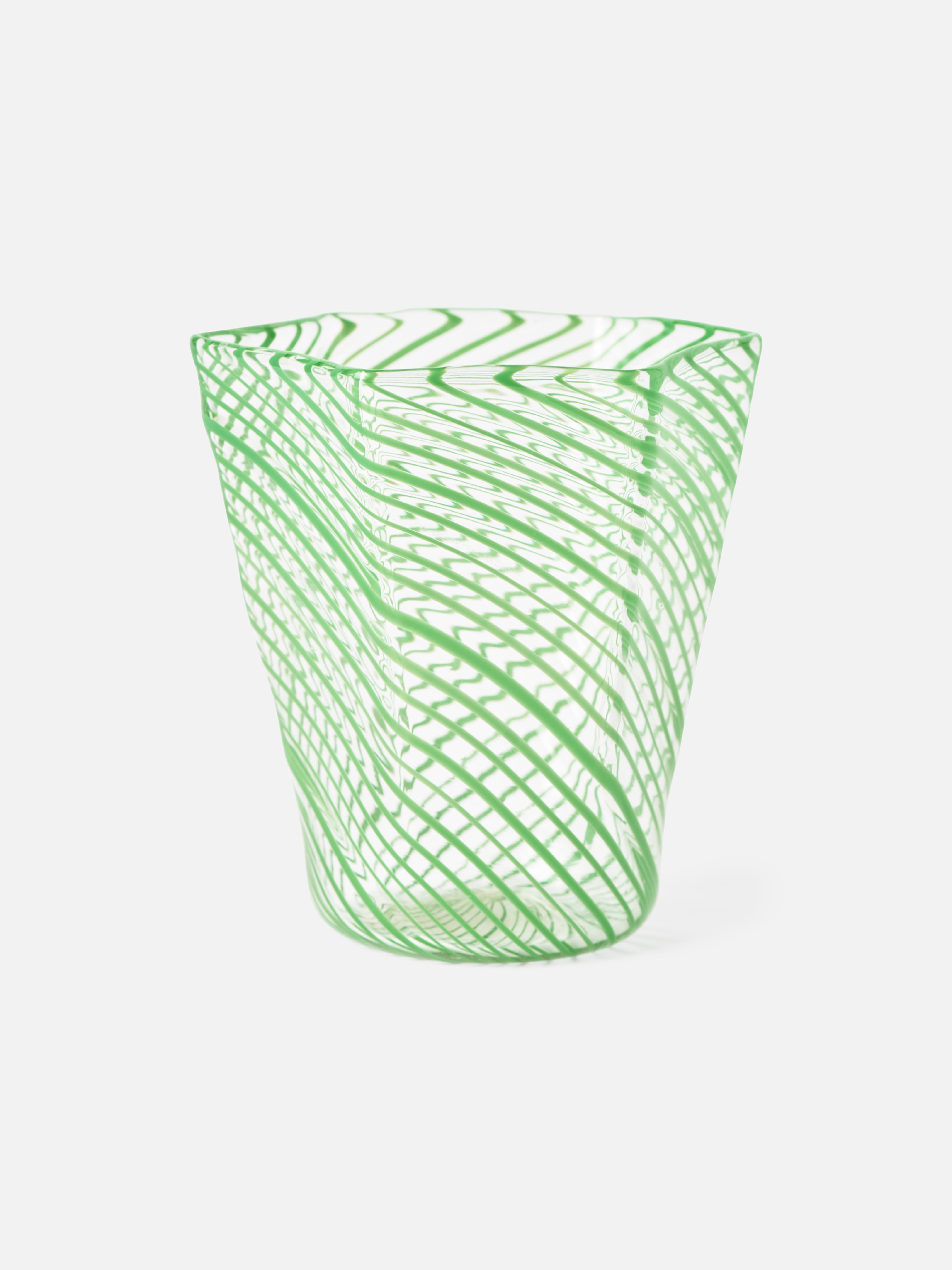 Glass Hexagon Striped