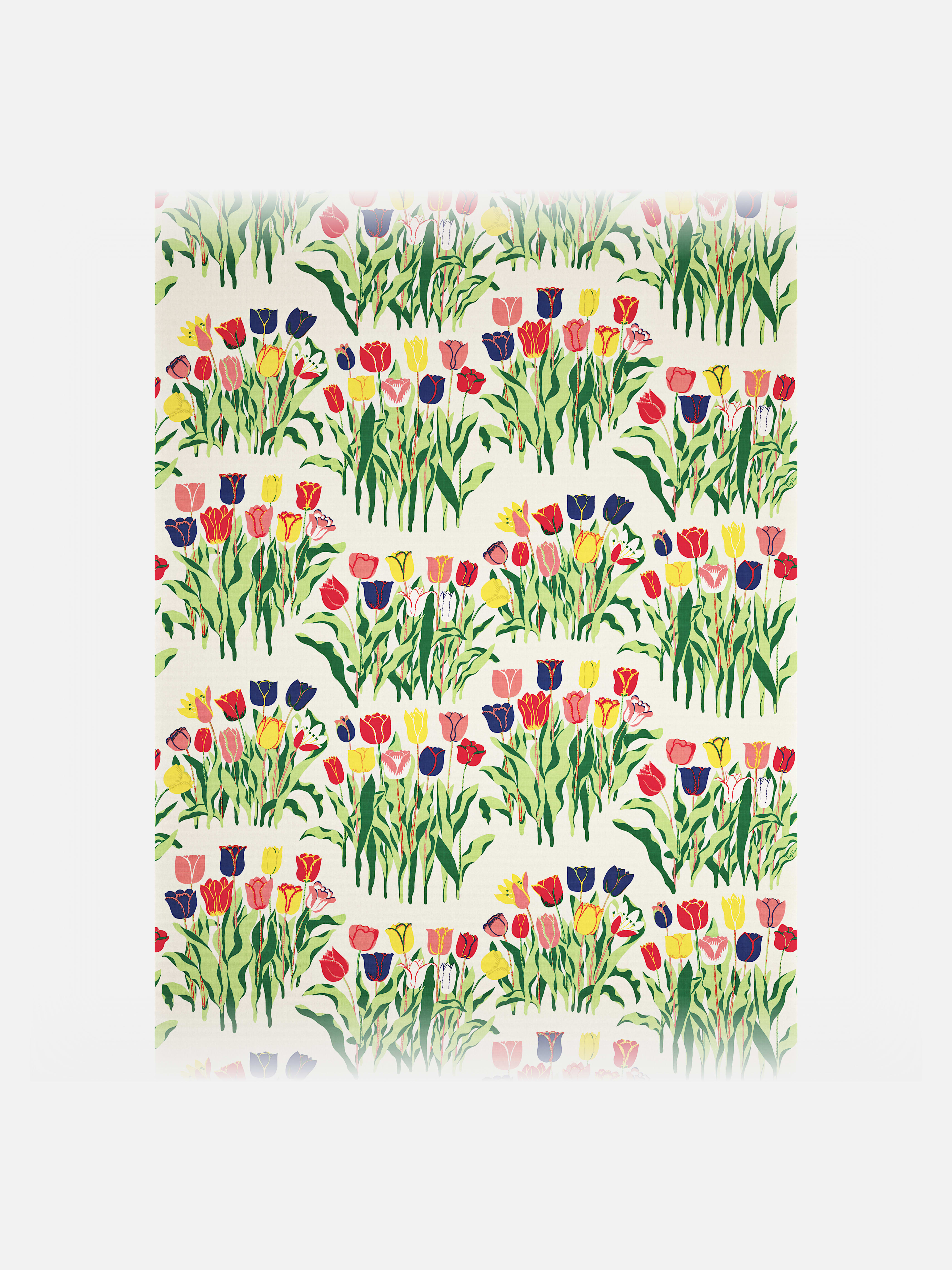 Fabric Sample Tulpaner
