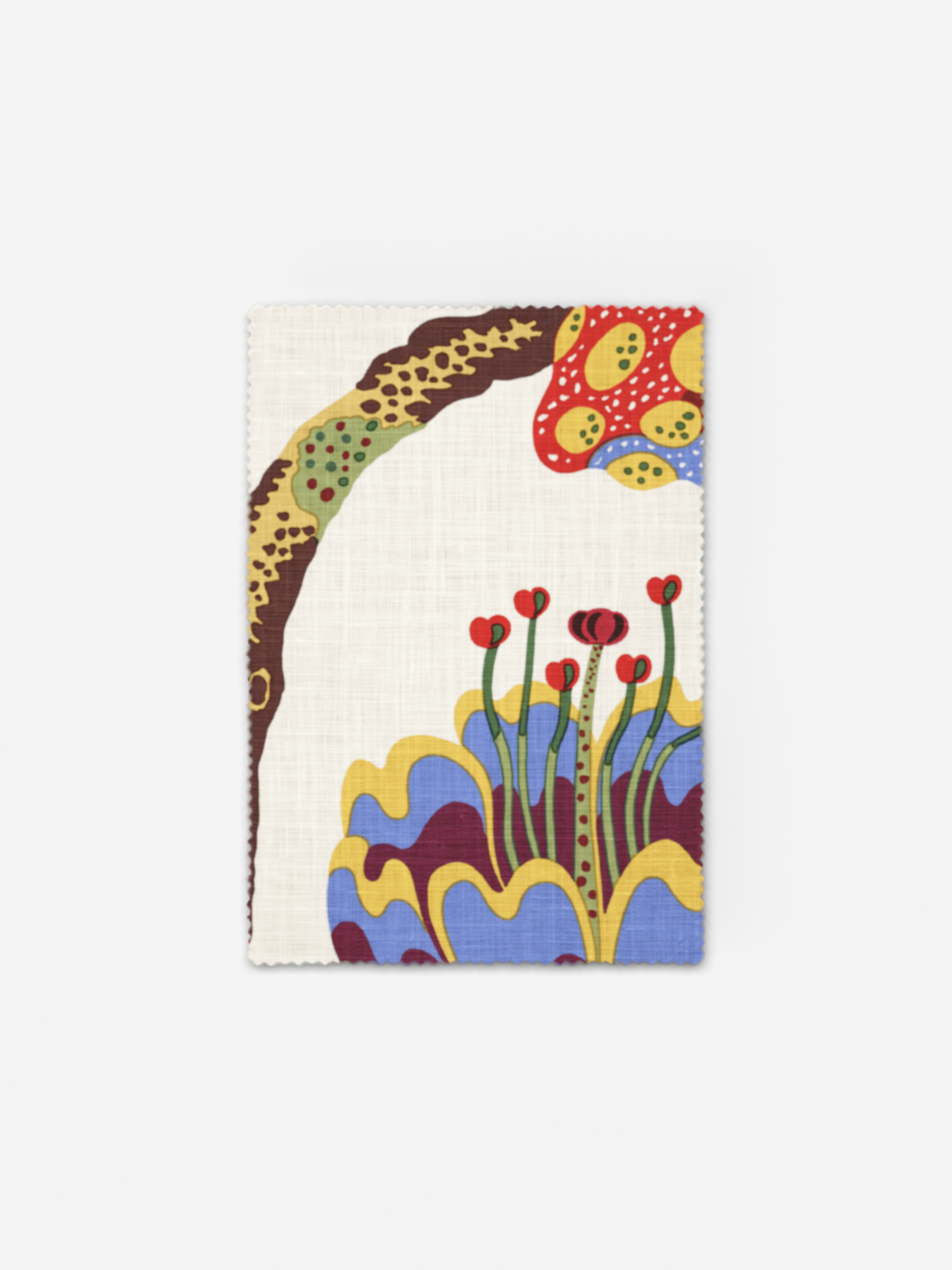 Fabric Sample Vegetable Tree