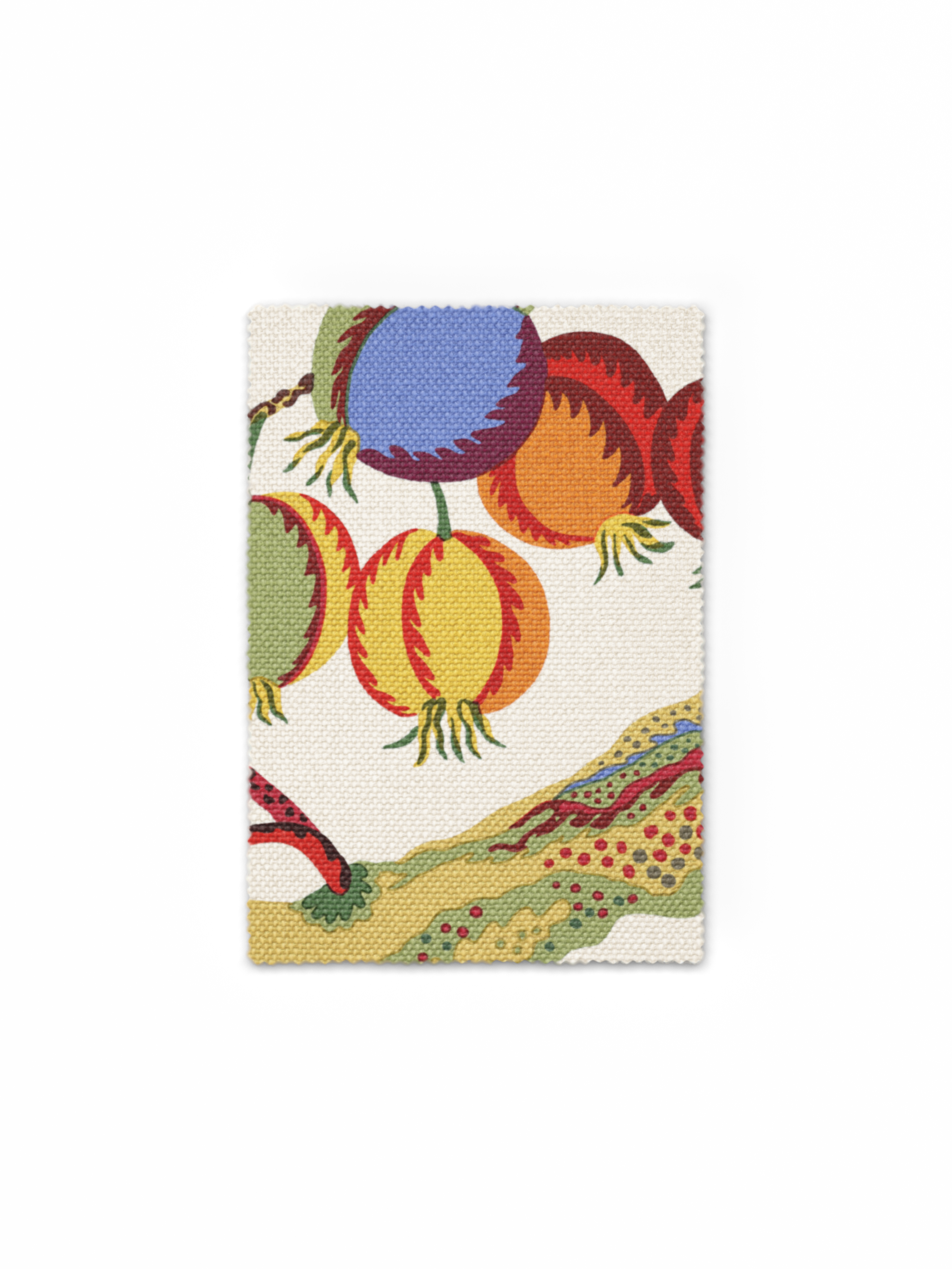 Fabric Sample Vegetable Tree