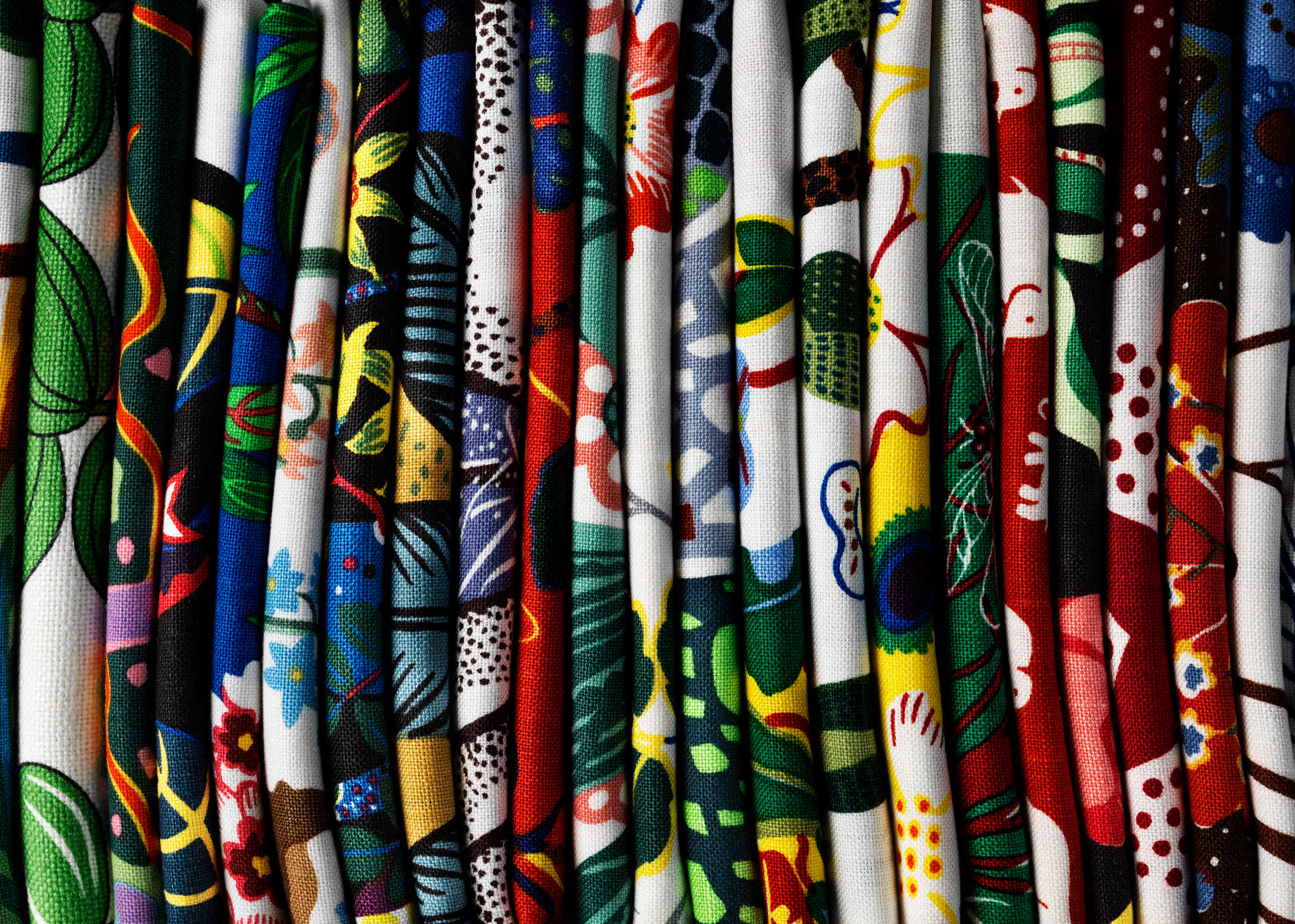 Textile Gröna Fåglar Linen – Josef Frank