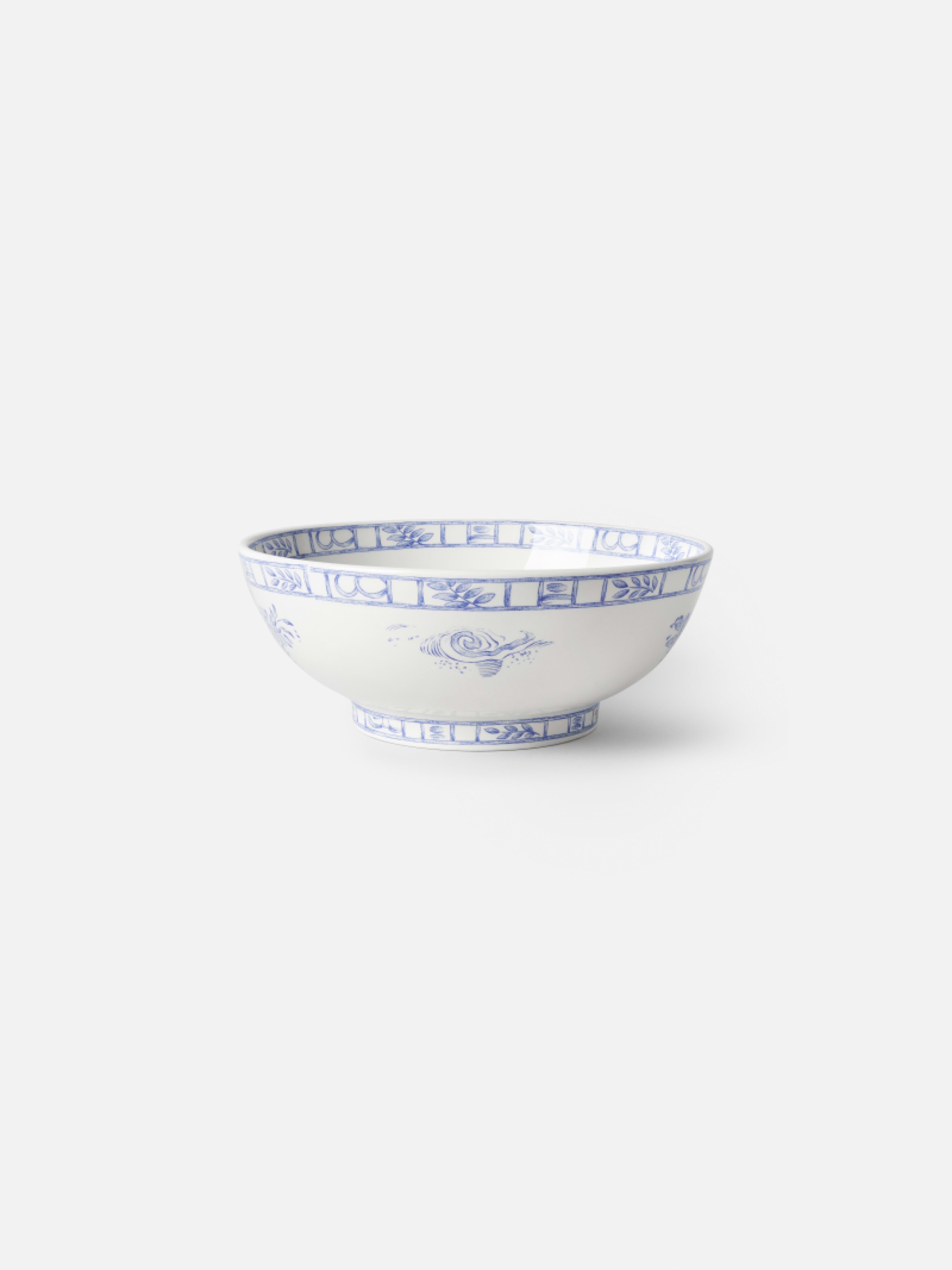 Serving Bowl Oiseau Blue