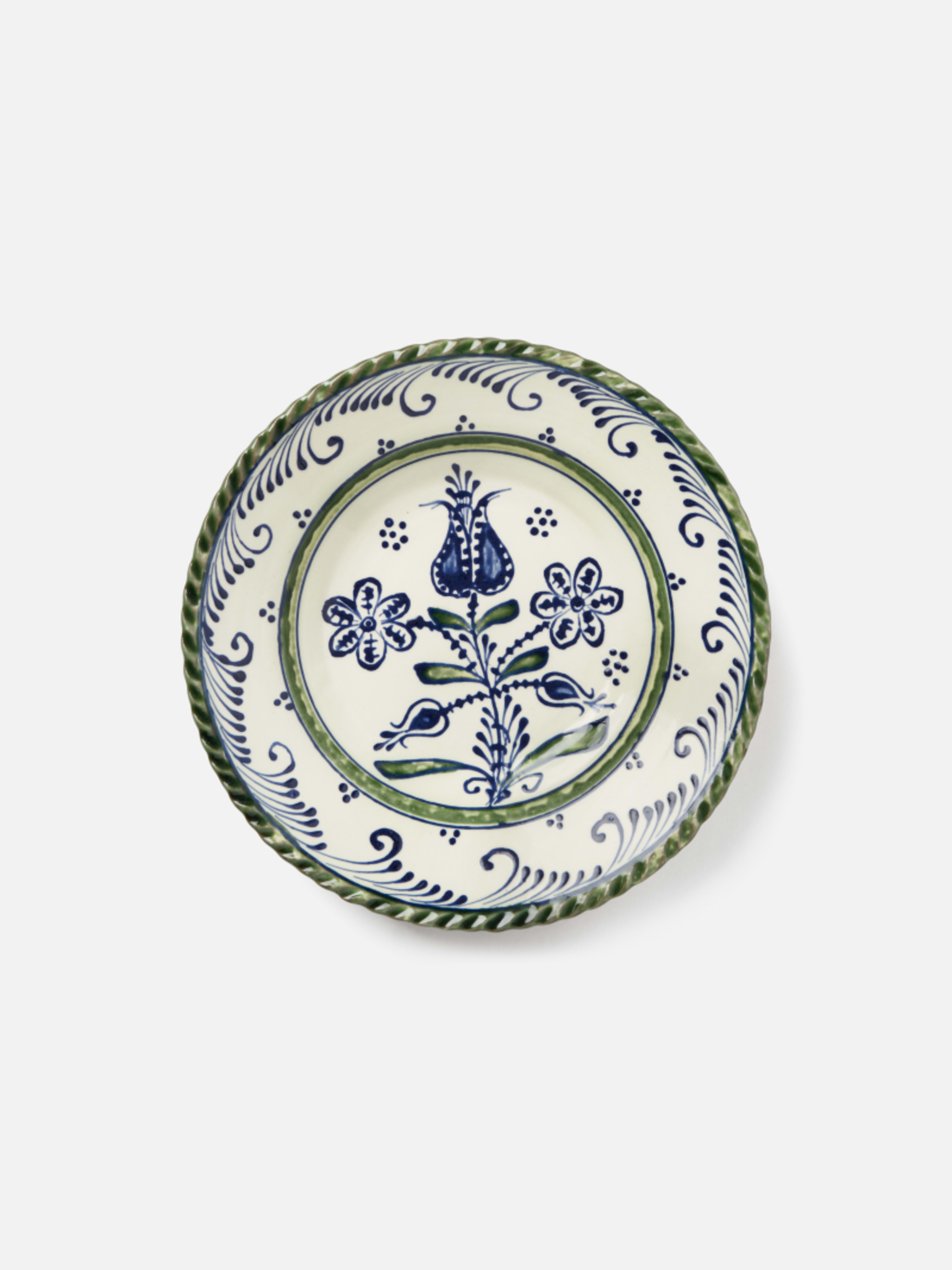 Serving Bowl Blue Flower