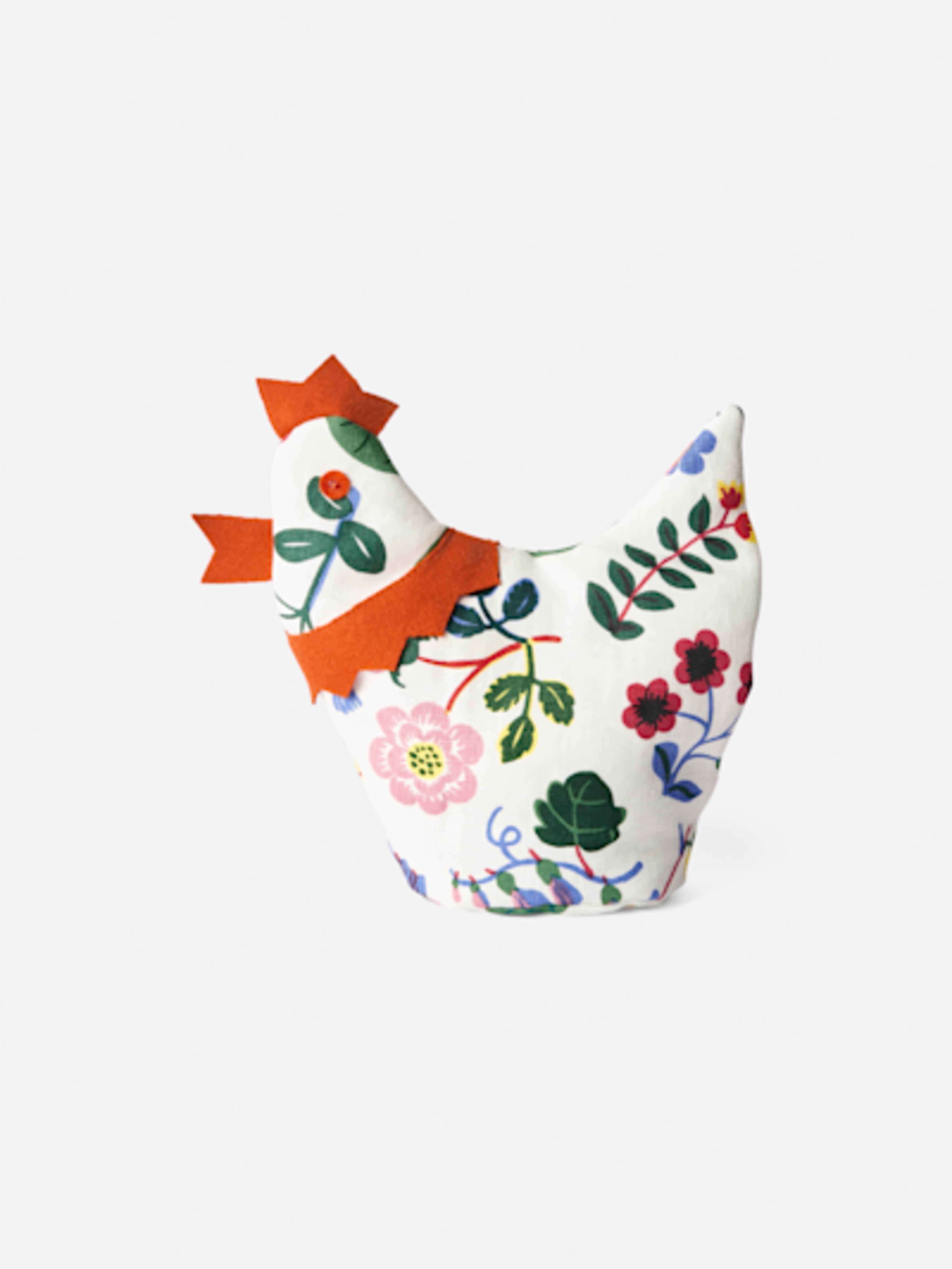 Egg Holder Hen Mille Fleurs