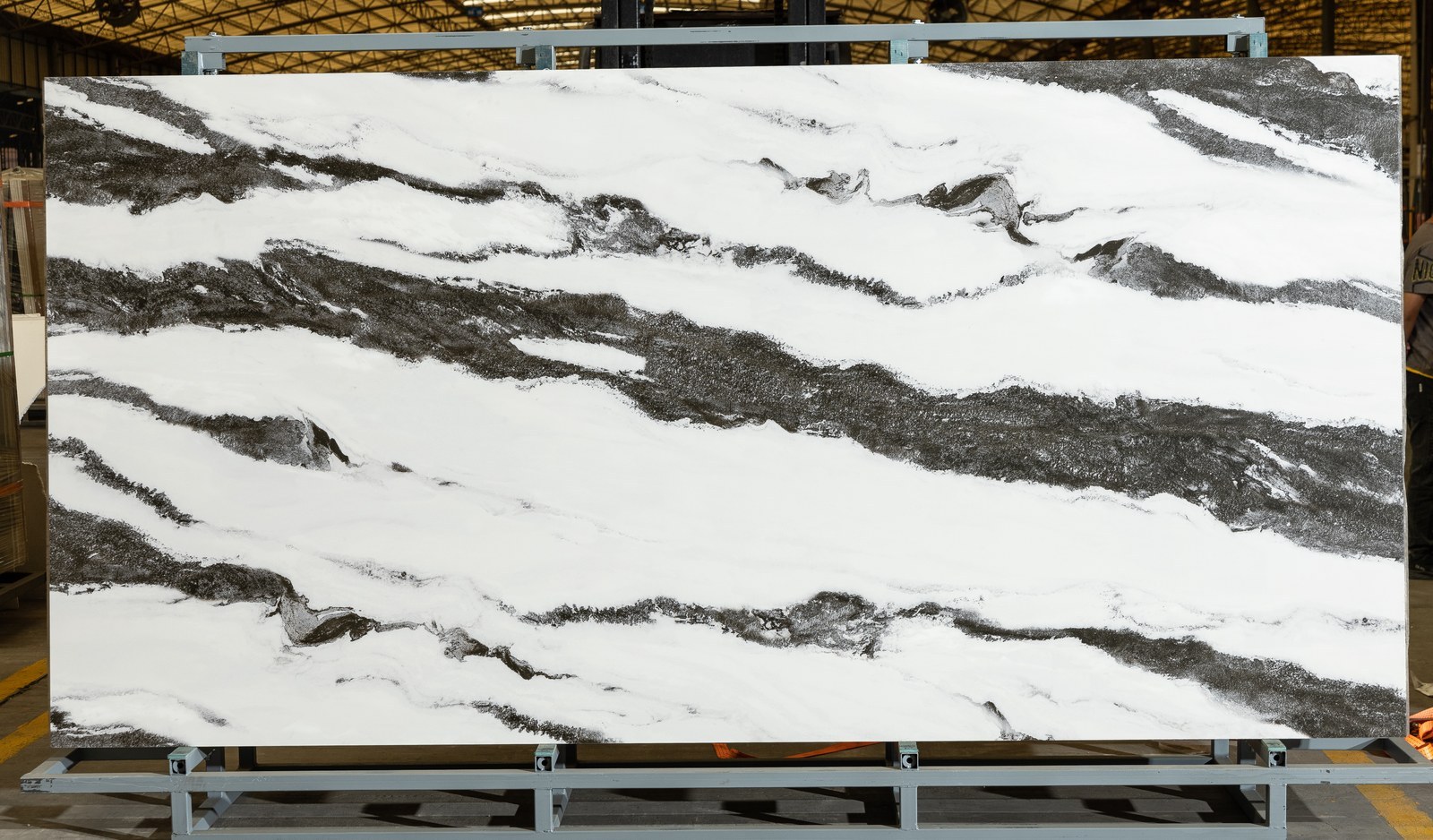 Panda White Sintered Stone Slab view 3