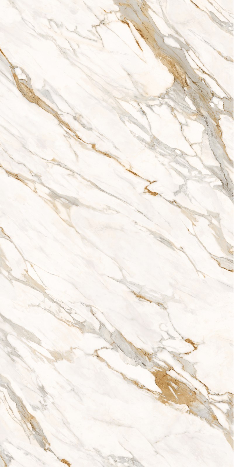 Statuario Aureate Sintered Stone Slab in space