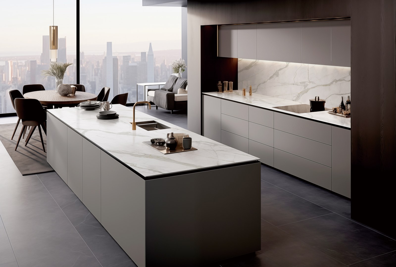 Calacatta Elegance Sintered Stone Slab product view