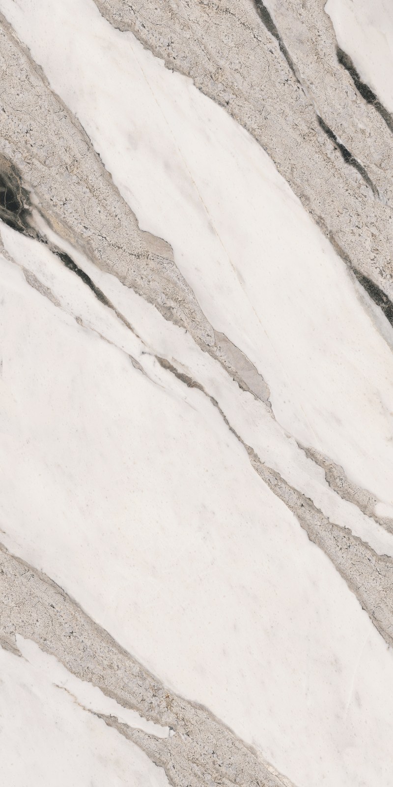 Ash Whisper Sintered Stone Slab in space