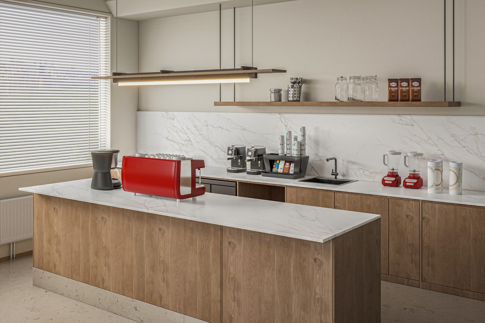 Bianco Milano Sintered Stone Slab product view