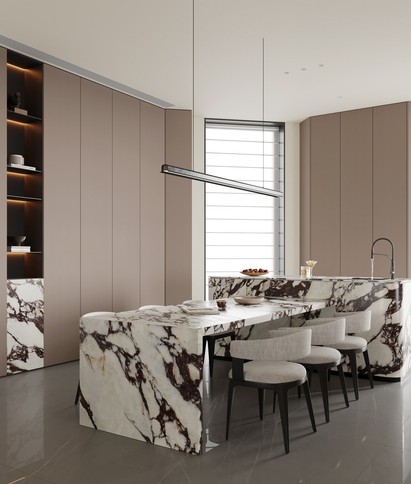 Top Bulgari Ruby Sintered Stone Slab product view