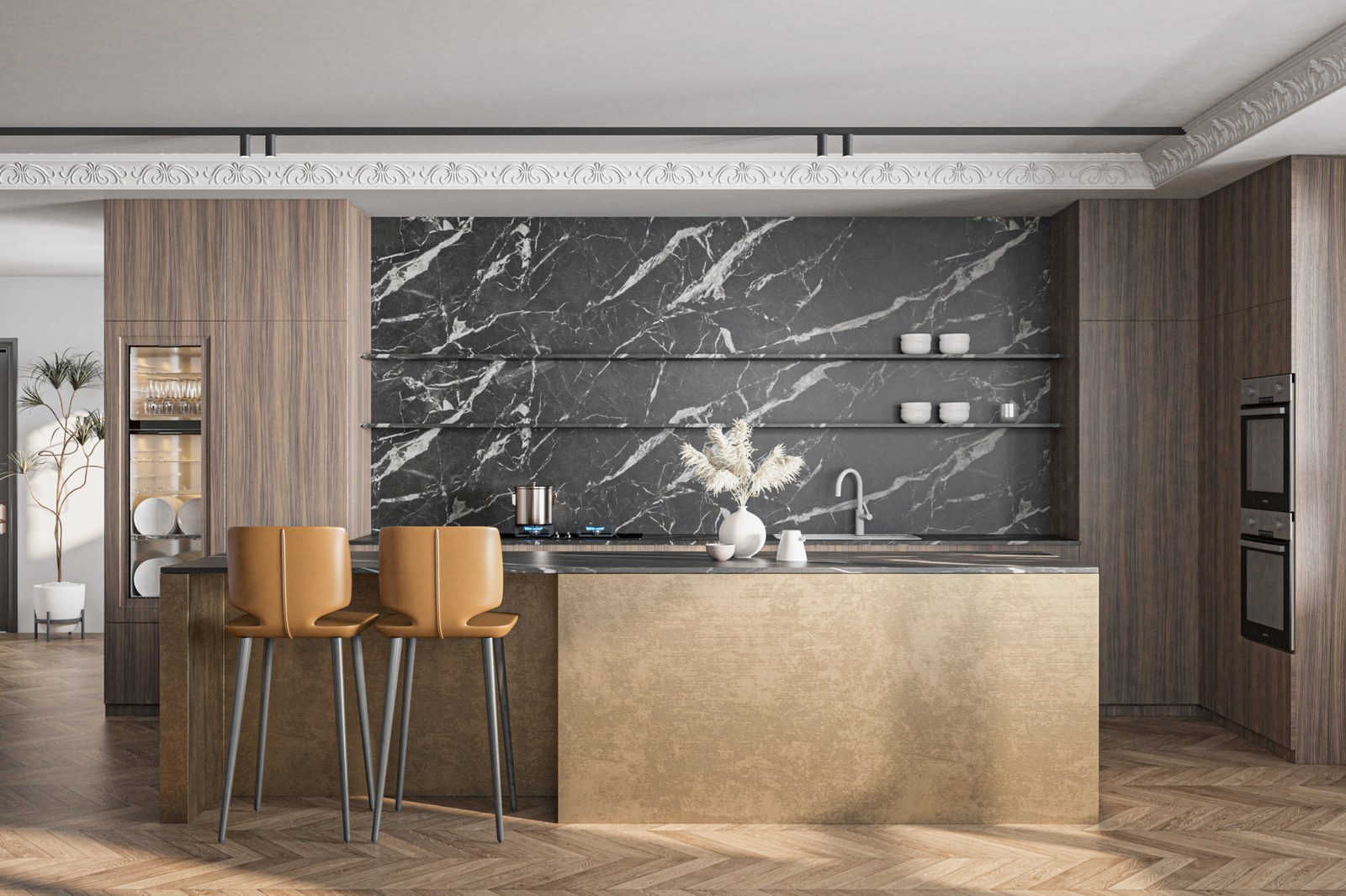 Black Soapstone Sintered Stone Slab product view