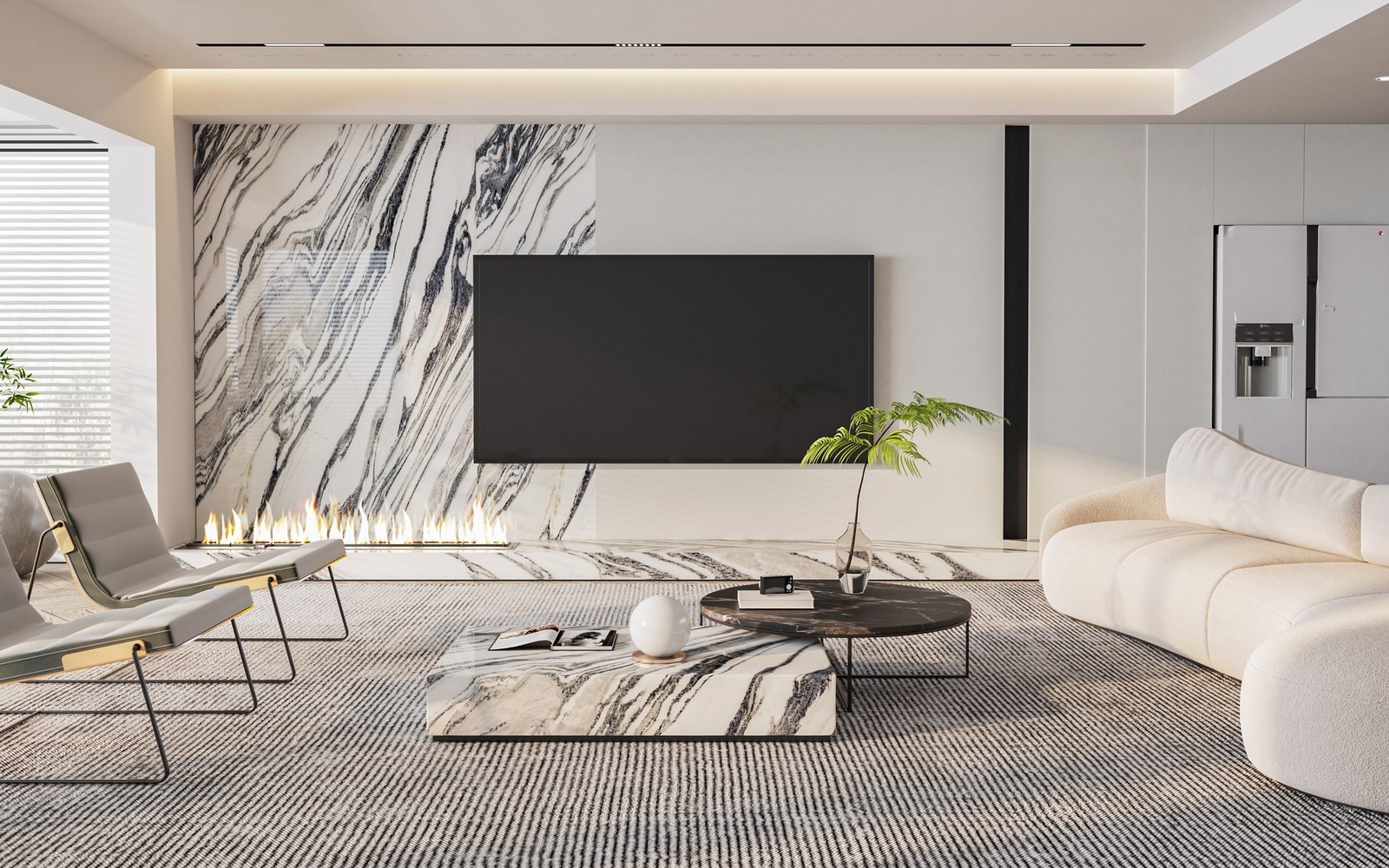 Arizona White Sintered Stone Slab product view