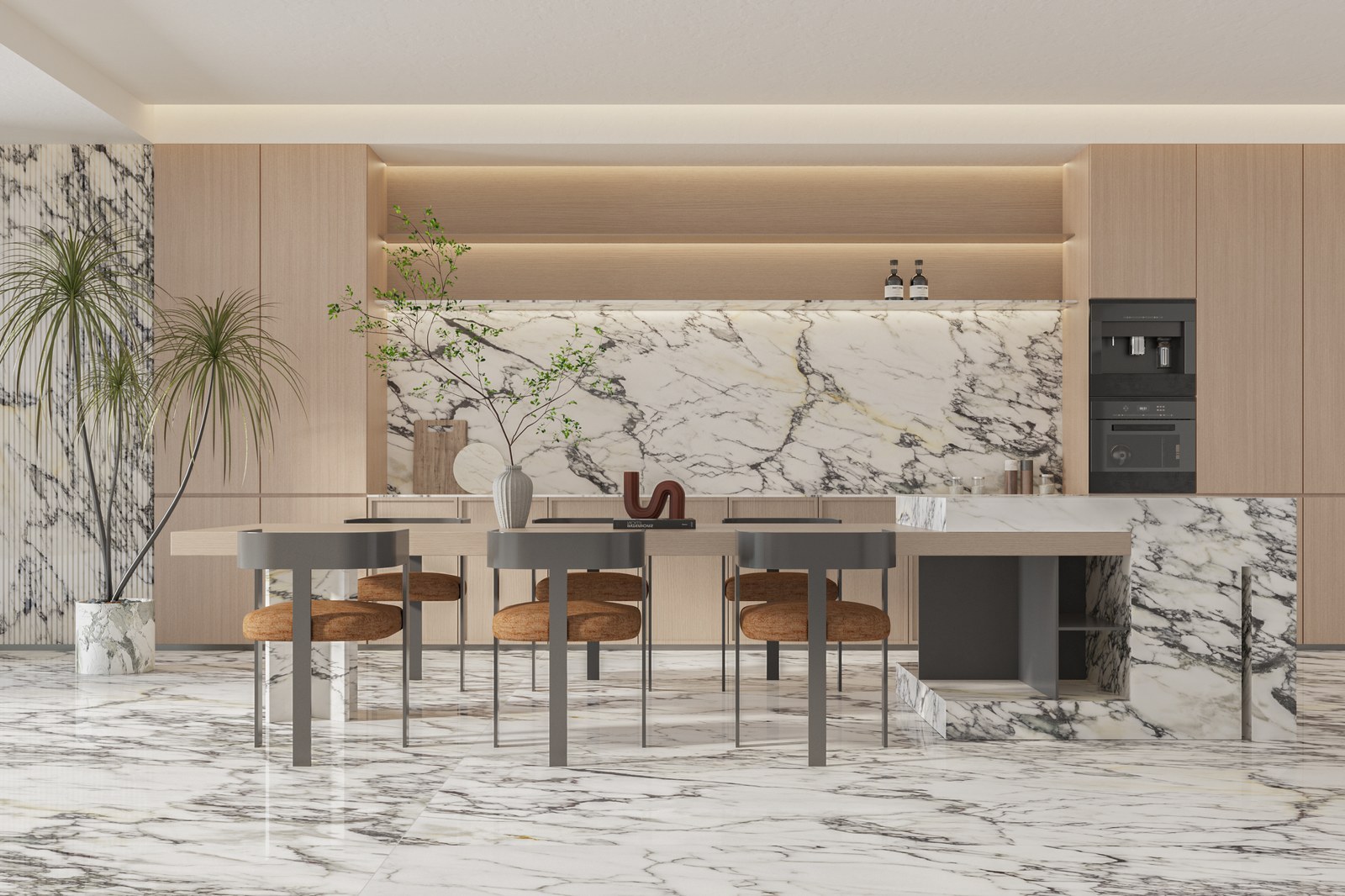 Arabescato Corchia Sintered Stone Slab product view