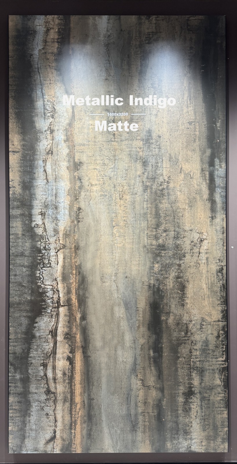 Metallic Indigo Sintered Stone Slab view 3