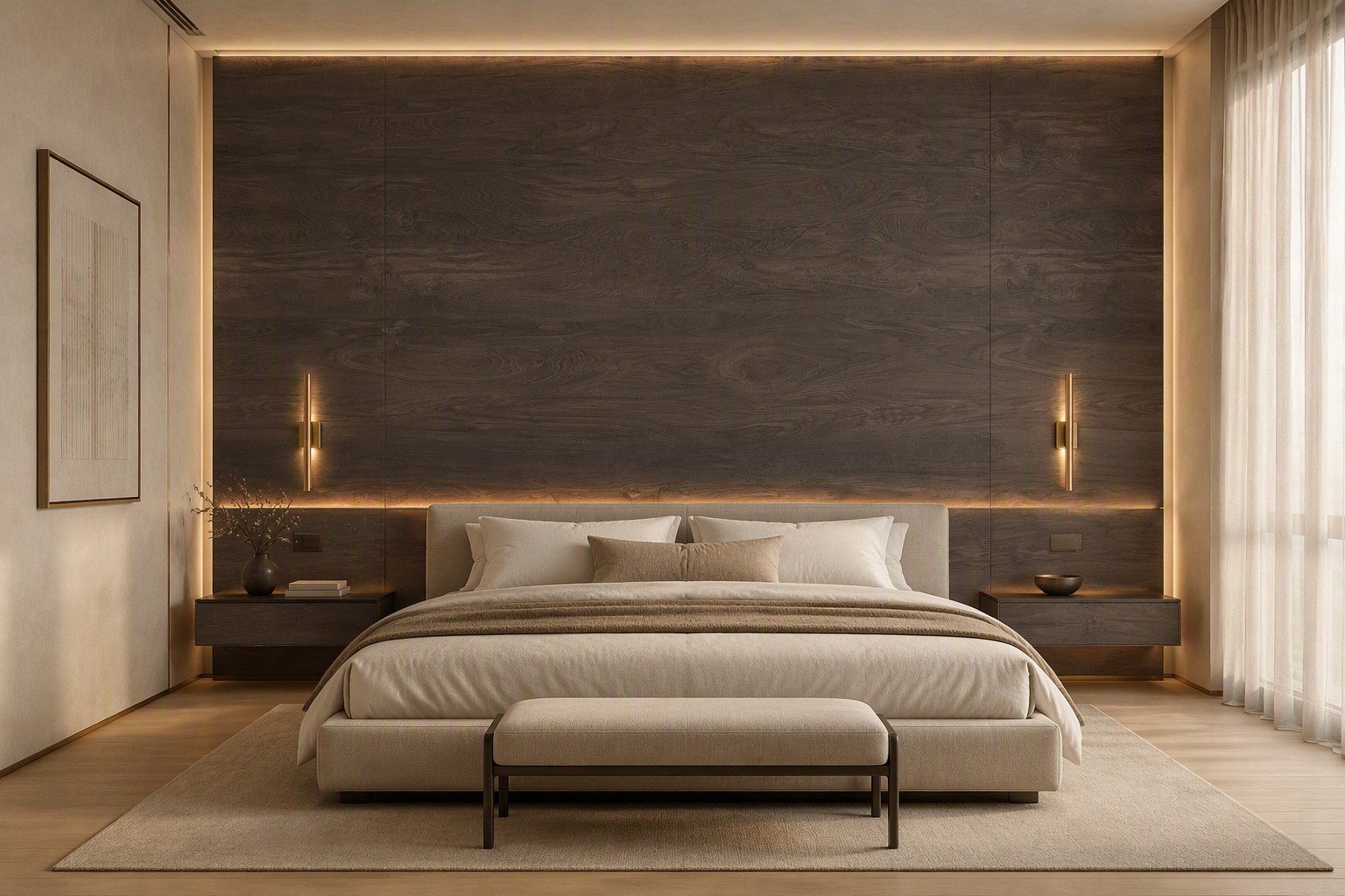 Nordic Brown Sintered Stone Slab product view