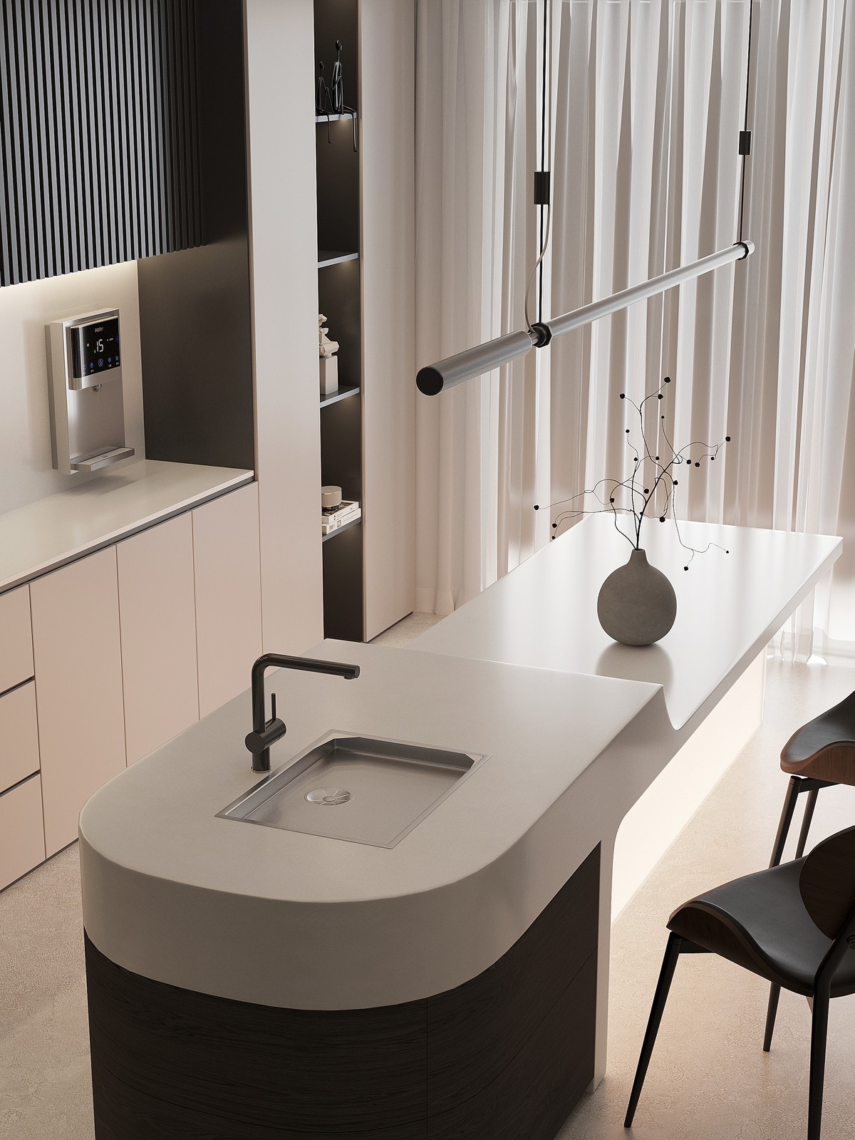 Cement Bianco Sintered Stone Slab product view