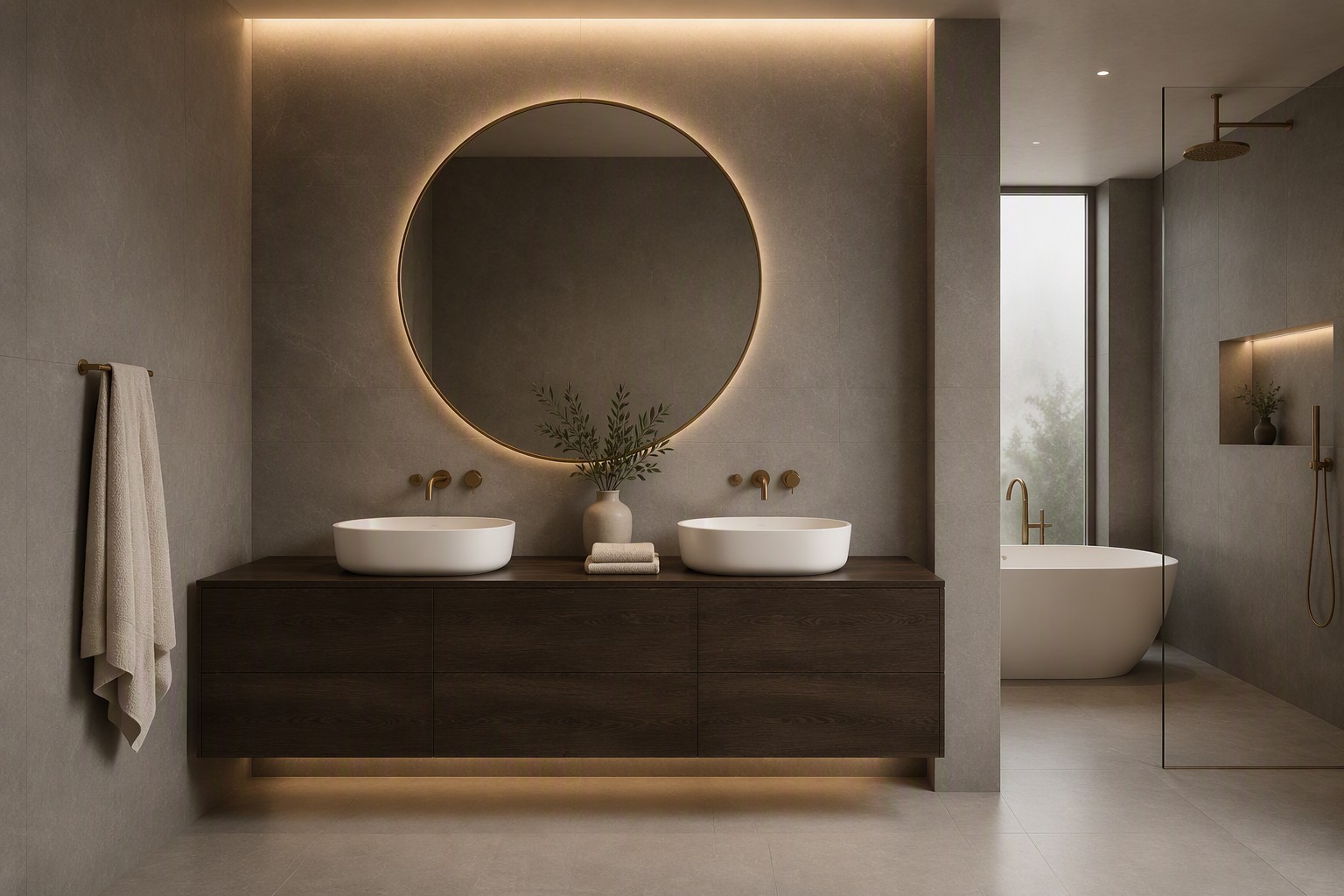 Limestone Moon Grey Sintered Stone Slab product view