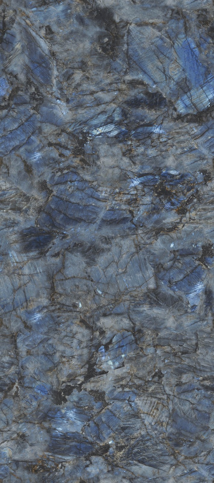 Blue Preal Sintered Stone Slab in space