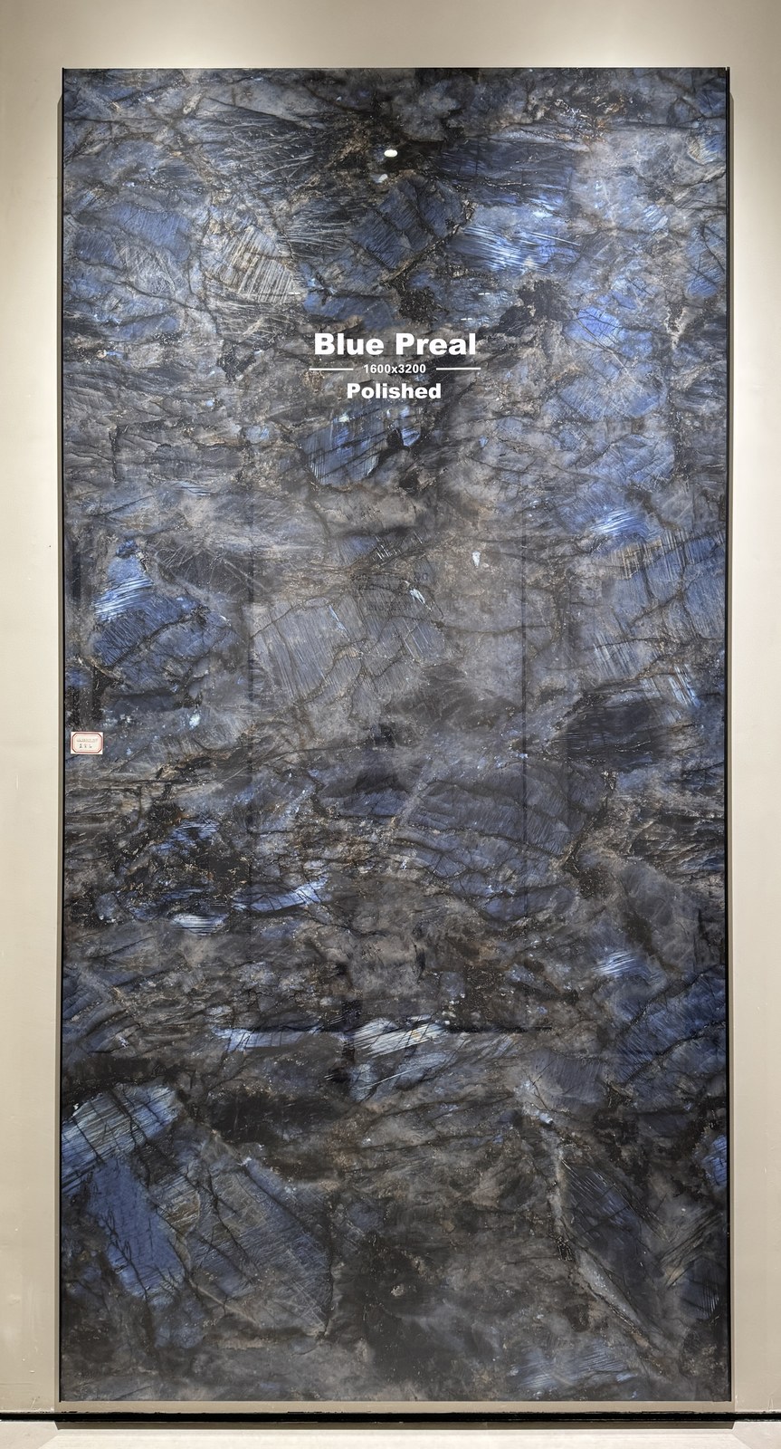 Blue Preal Sintered Stone Slab view 3