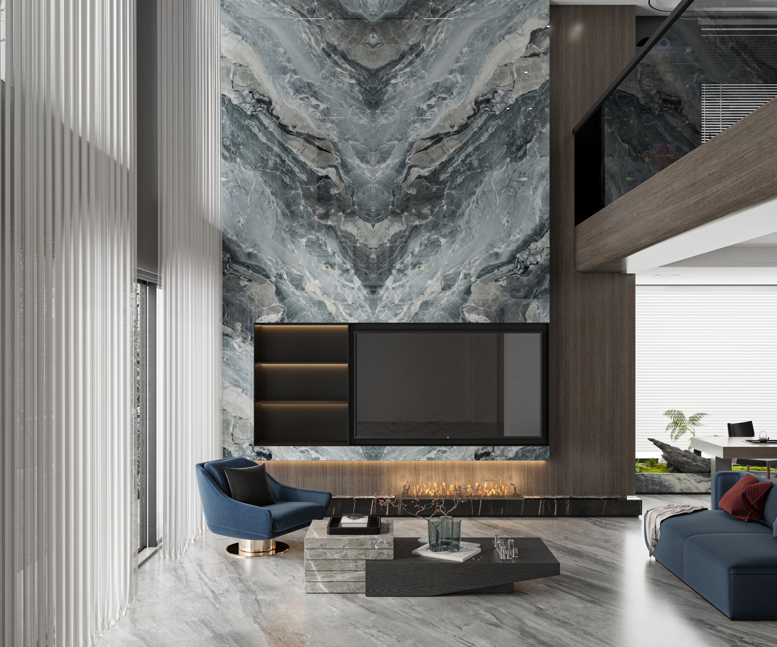 Mistral Vein Sintered Stone Slab product view