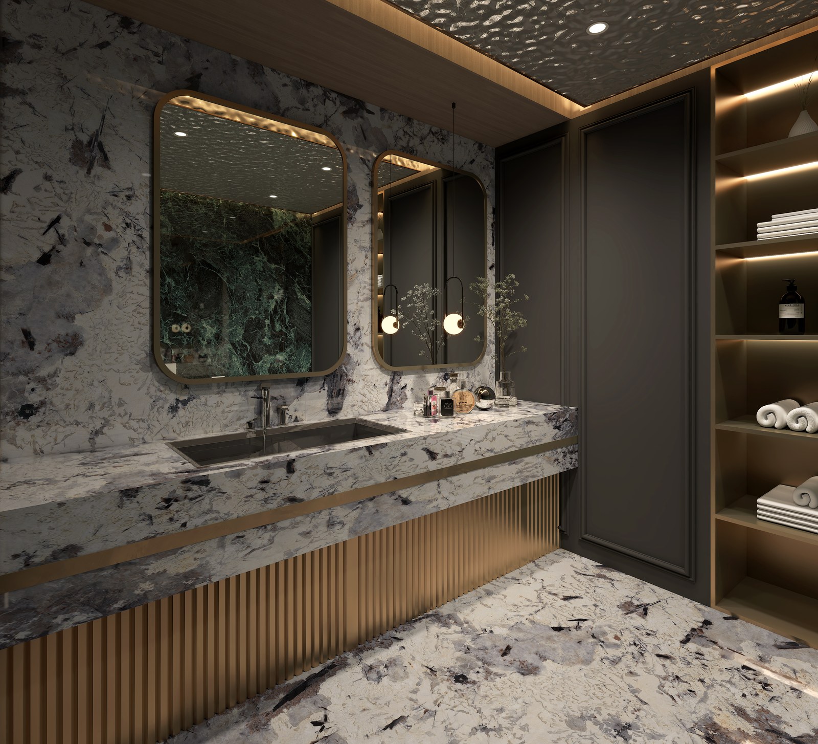 Patagonia Grey Sintered Stone Slab product view