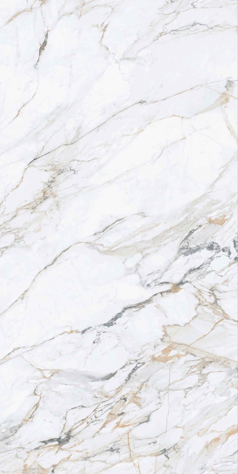 Premium Calacattla Gold Sintered Stone Slab in space