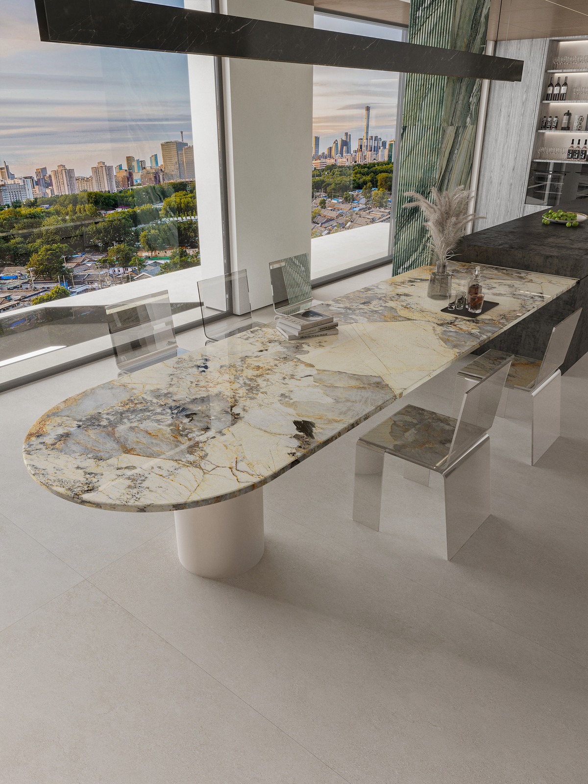 Golden Patagonia Sintered Stone Slab product view