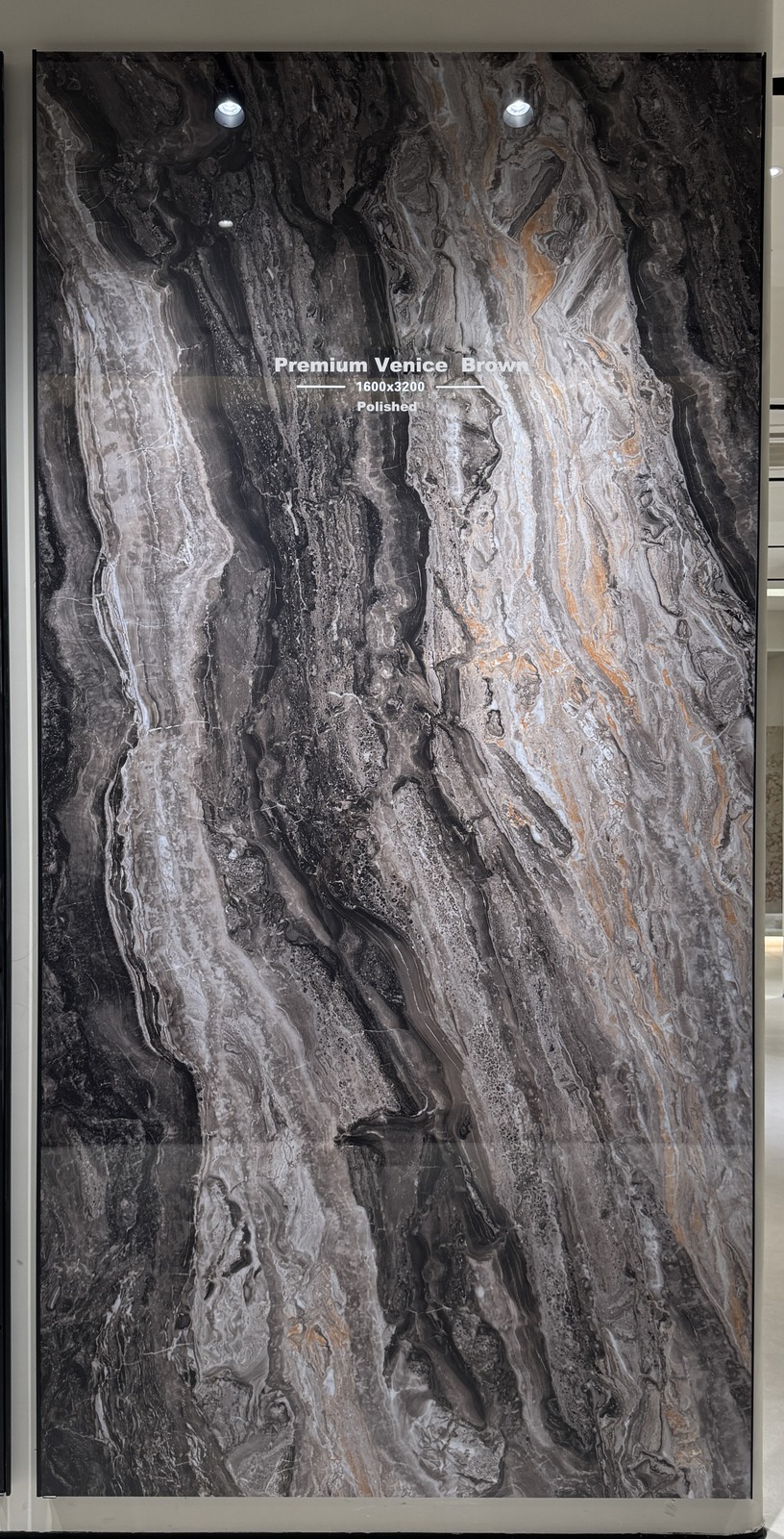 Premium Venice Brown Sintered Stone Slab view 3