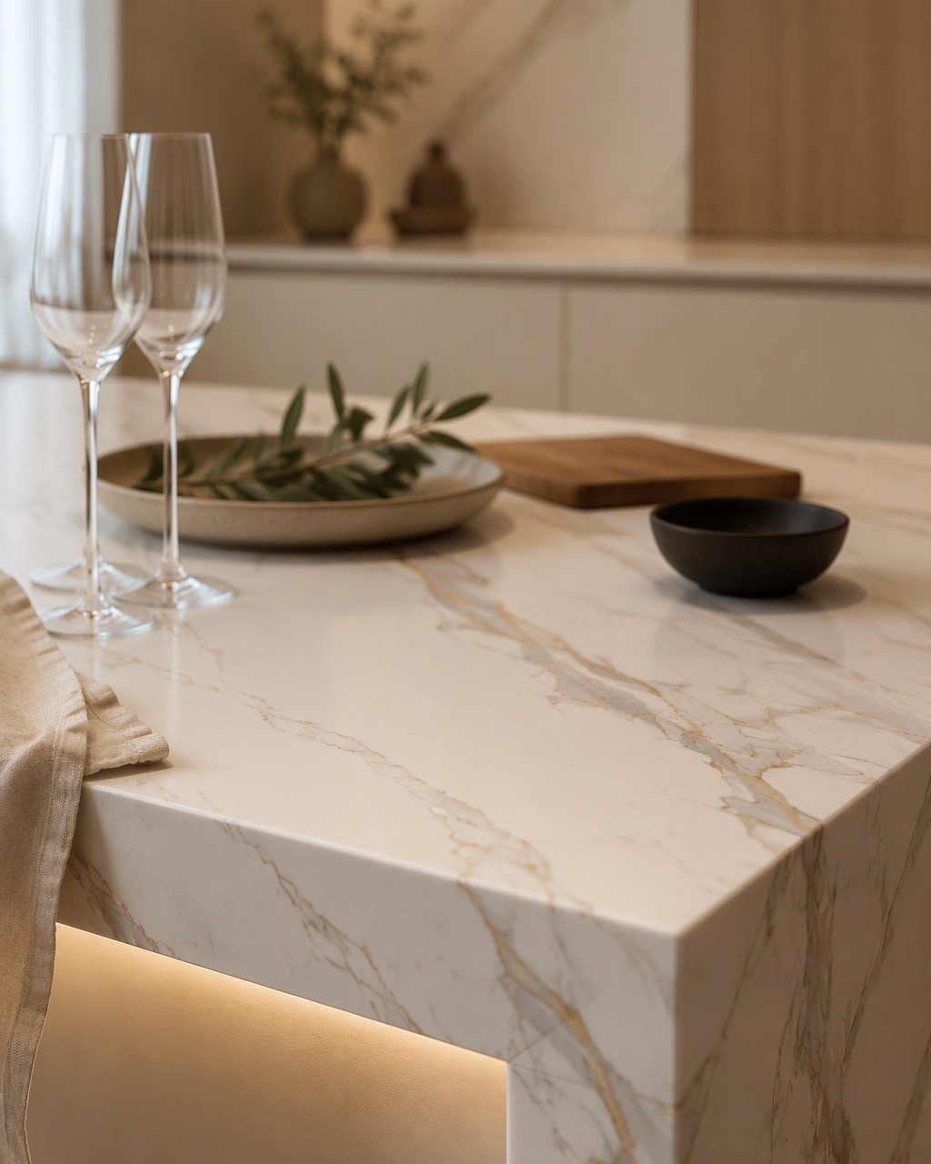 Sofitel Gold Sintered Stone Slab view 4