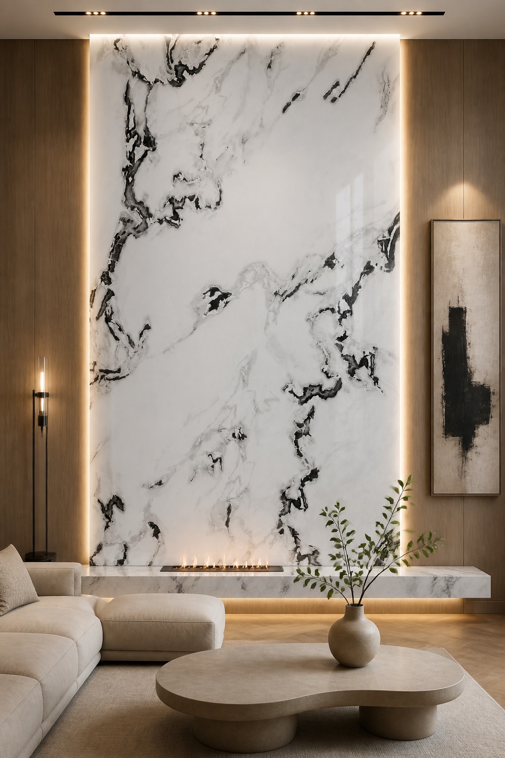 Fendi White-G Sintered Stone Slab view 4
