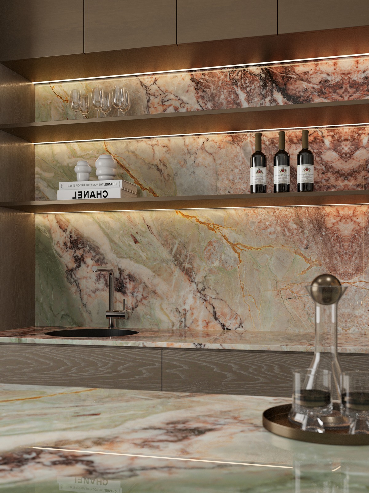 Phantom Grove Sintered Stone Slab view 5