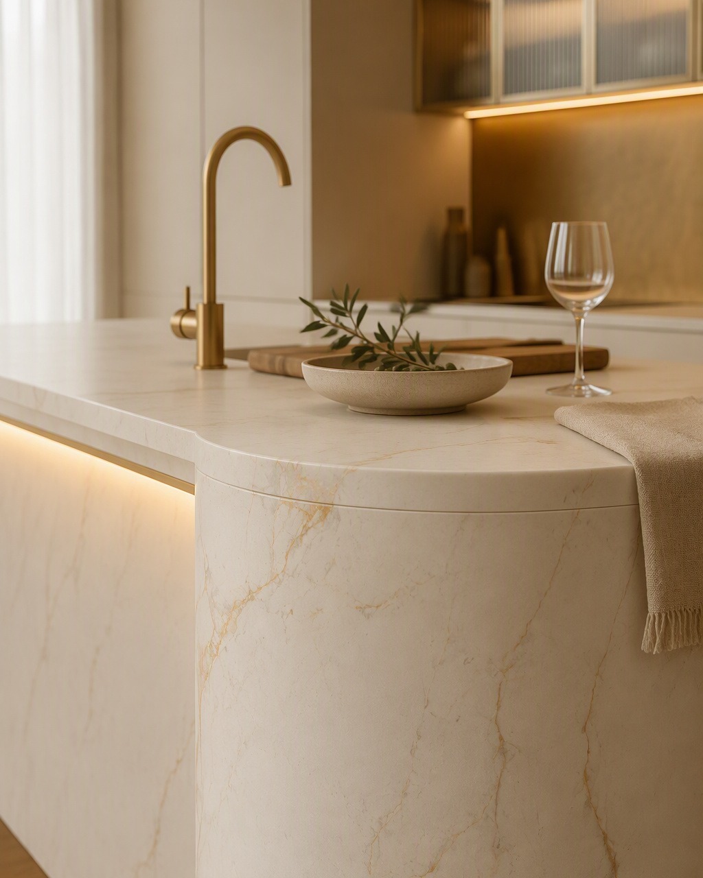 Greek white Sintered Stone Slab view 6
