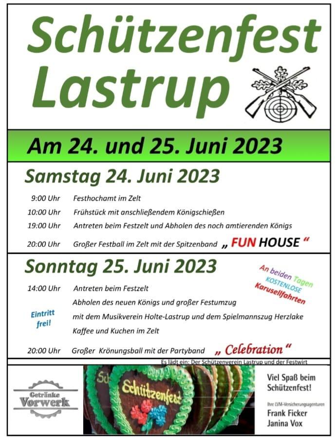 Schützenfest in Lastrup 2023