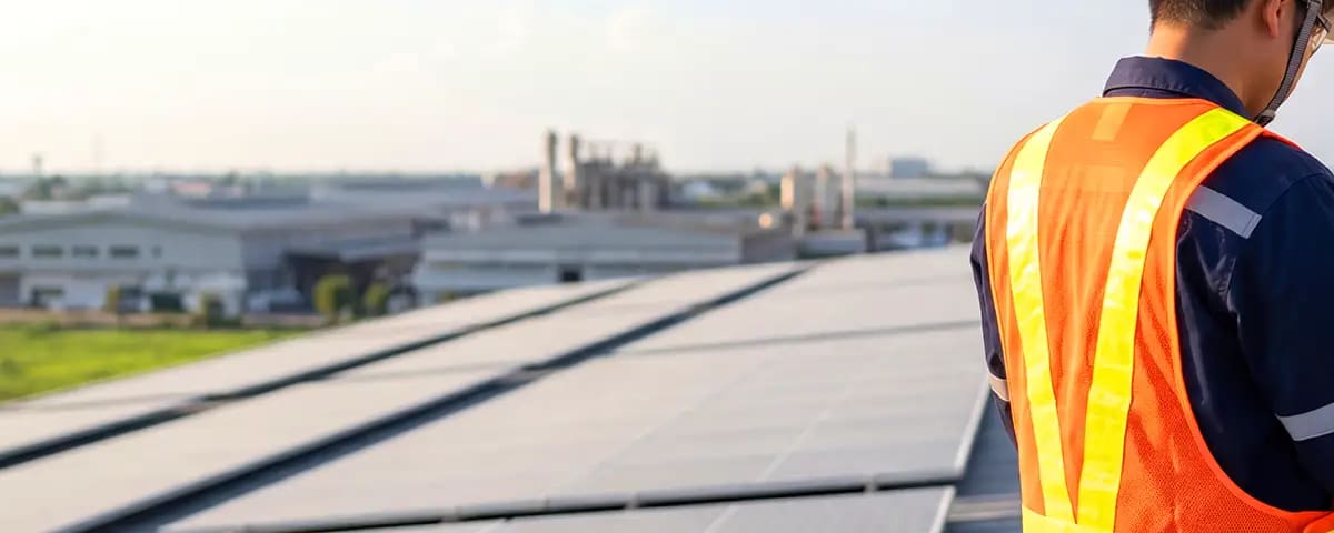 Prüfung von Solarmodulen