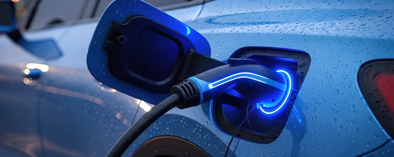 E-Auto an einer Wallbox