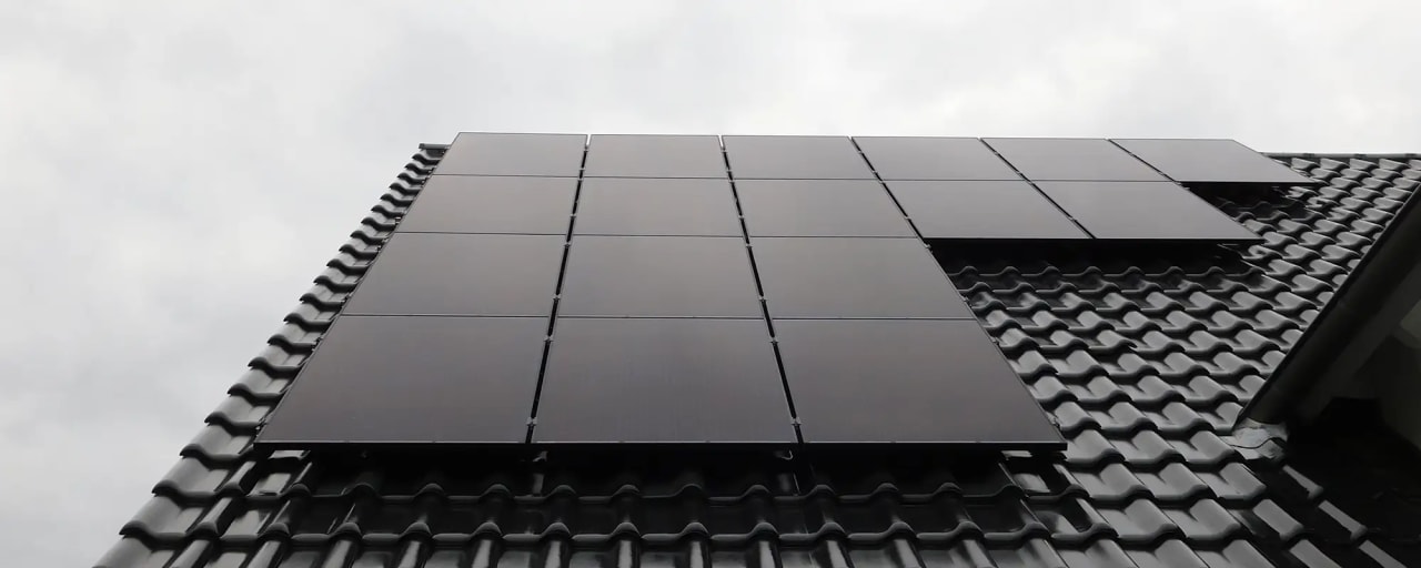 Haus mit Photovoltaik