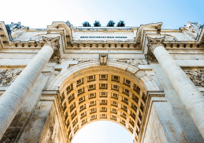 Siegestor in München.
