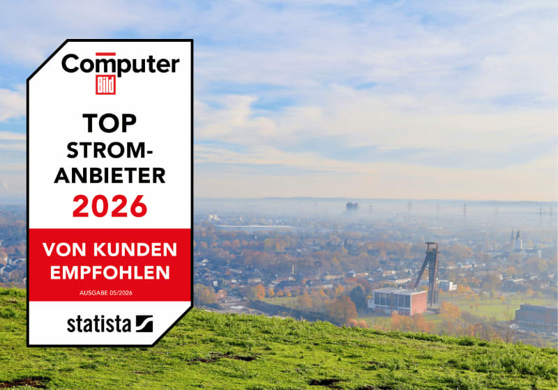 Rcklinghausen Aussicht auf die Stadt von oben.