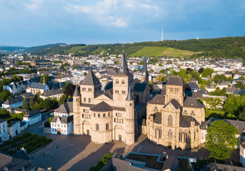 Der Trierer Dom in Trier.